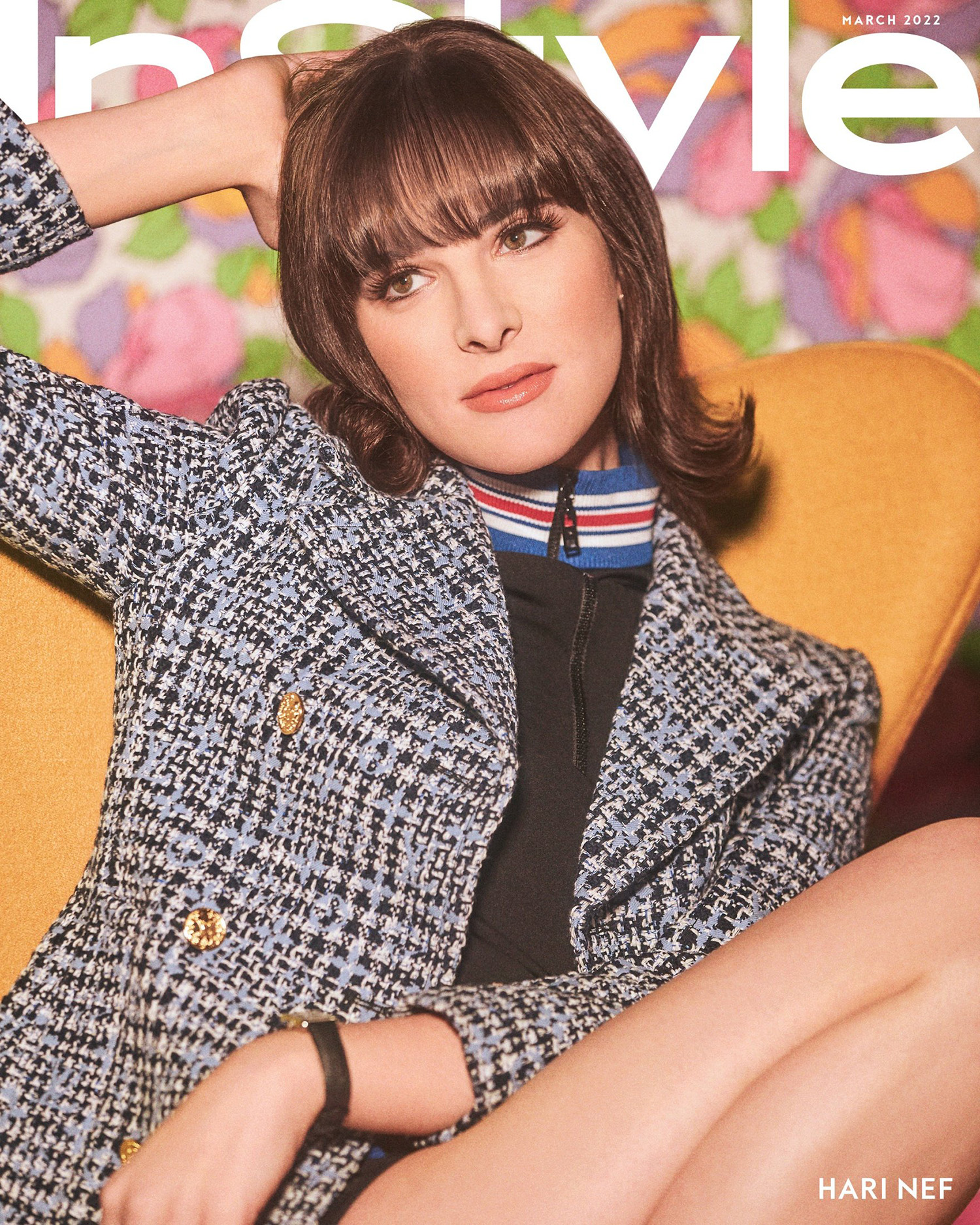 Hari Nef covers InStyle US March 2022 Digital Edition by Tom Allen