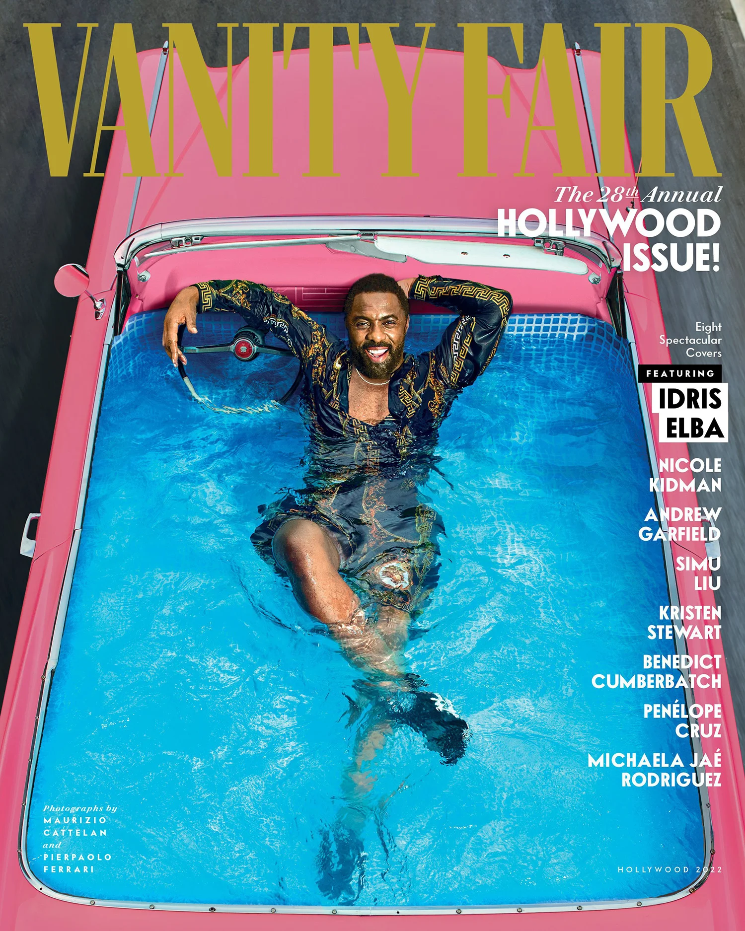 Vanity Fair March 2022 ‘’Hollywood Issue’’ covers by Maurizio Cattelan & Pierpaolo Ferrari