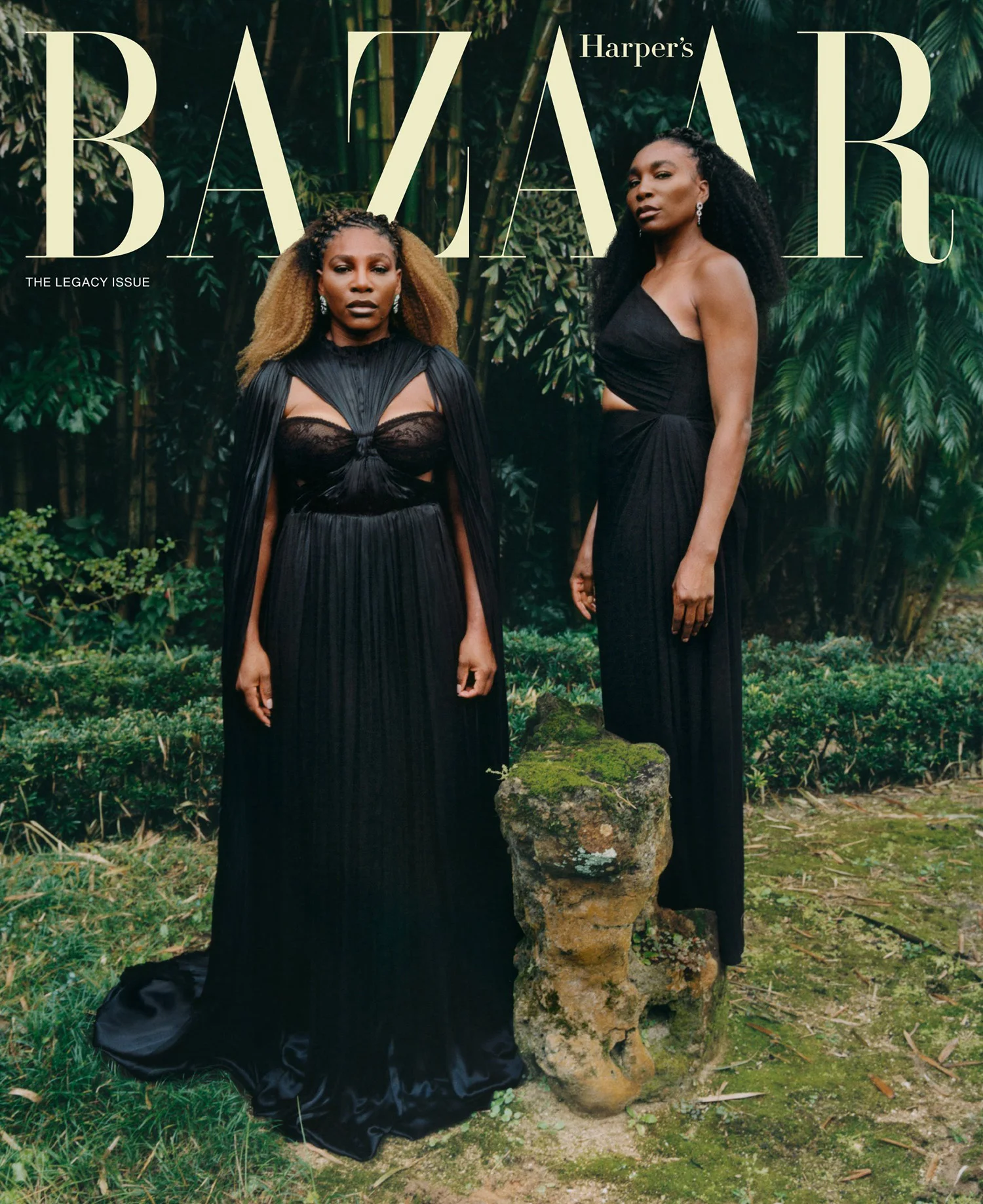Venus and Serena Williams cover Harper’s Bazaar US March 2022 by Renell Medrano