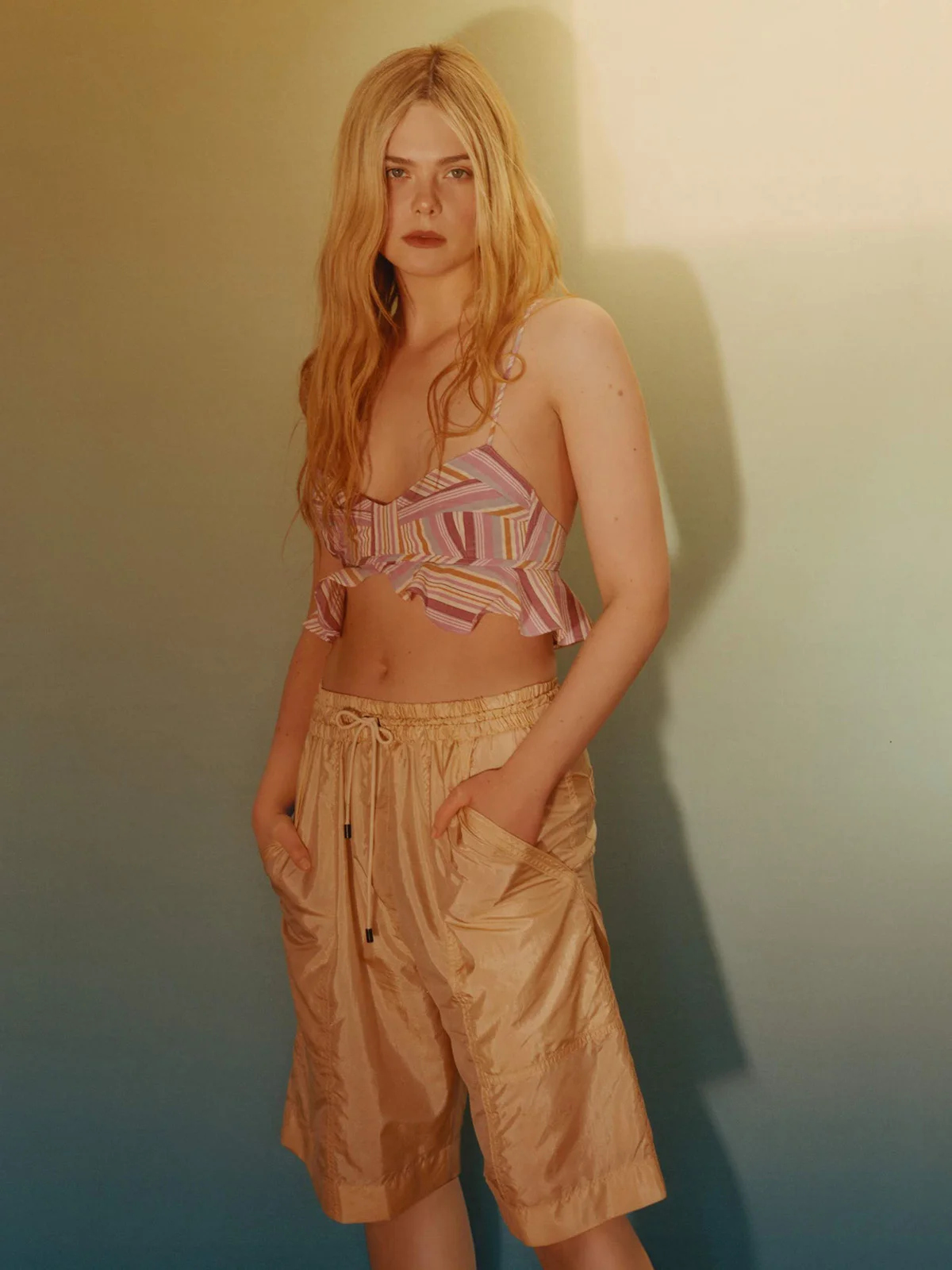 Elle Fanning covers Porter Magazine April 4th, 2022 by Milan Zrnic