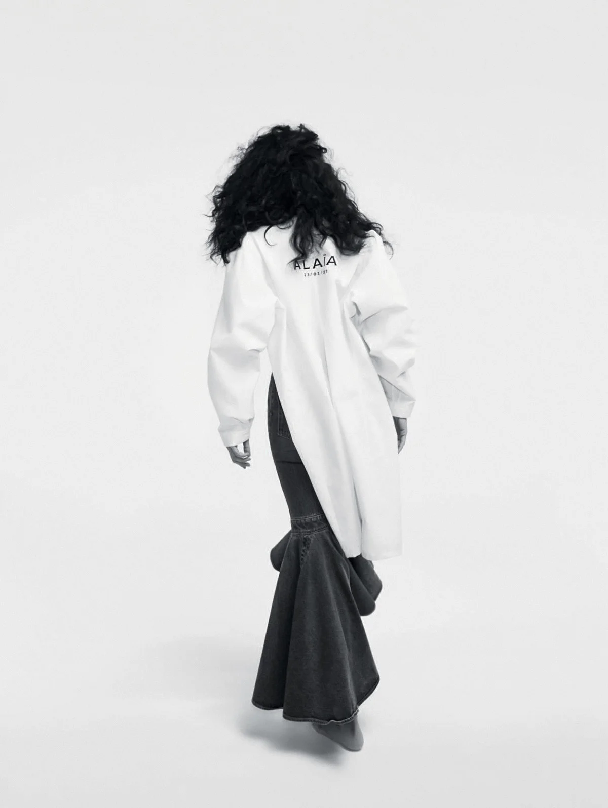 Mariacarla Boscono in Alaïa on AnOther Magazine Spring Summer 2022 by Willy Vanderperre