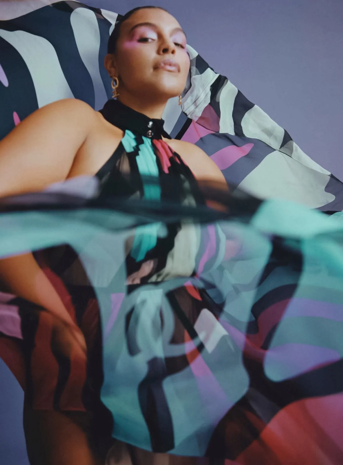 Paloma Elsesser covers Vogue Spain April 2022 by Nadine Ijewere