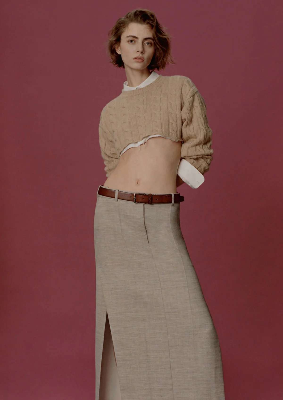 Patrycja Piekarska by Matt Healy for British Vogue April 2022