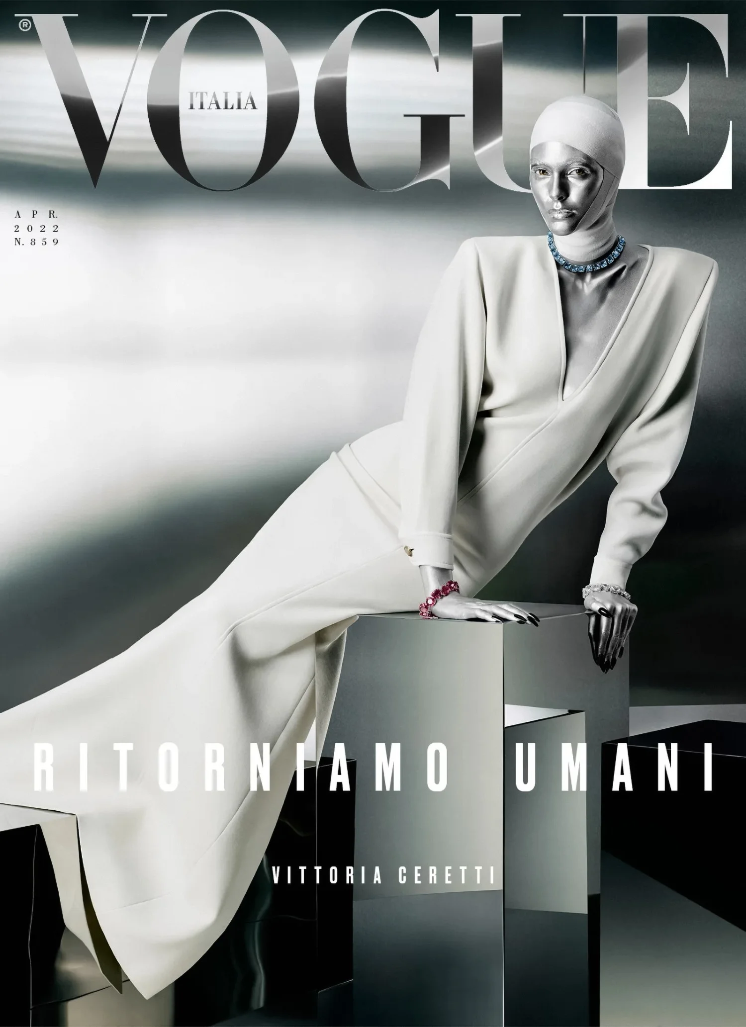 Vittoria Ceretti covers Vogue Italia April 2022 by Rafael Pavarotti