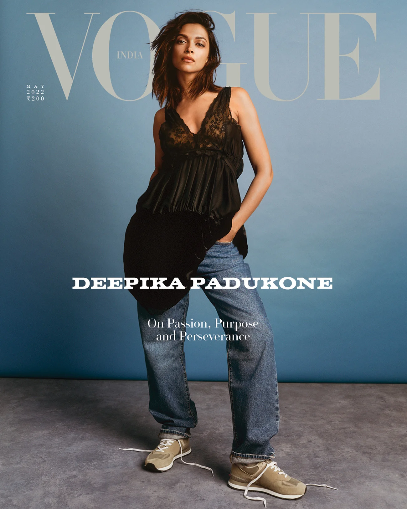 Deepika Padukone in Louis Vuitton on Vogue India May 2022 by Vivek