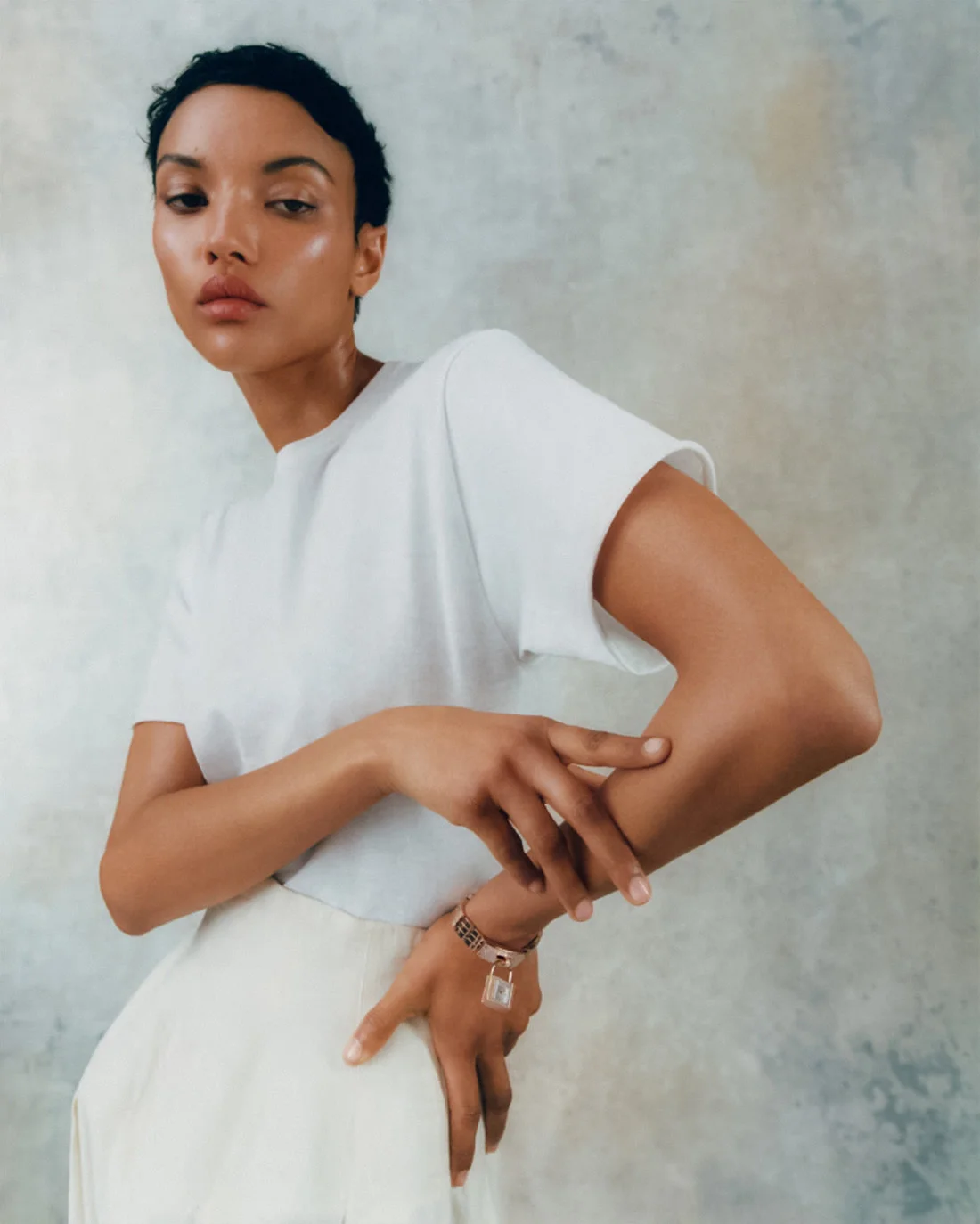 Georgia Palmer covers British Vogue Watches May 2022 by Felicity Ingram