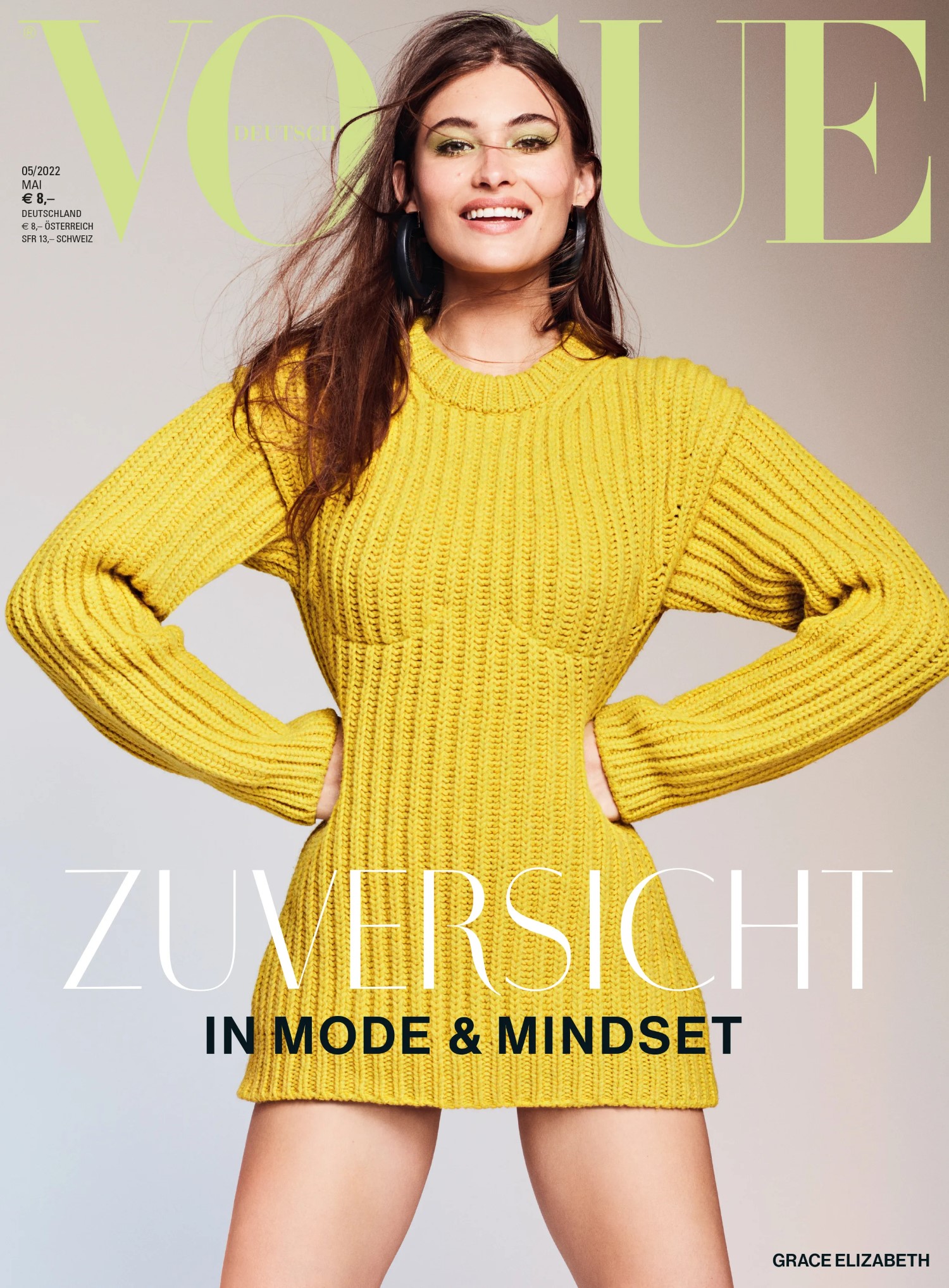 Grace Elizabeth covers Vogue Germany May 2022 by Paul Wetherell