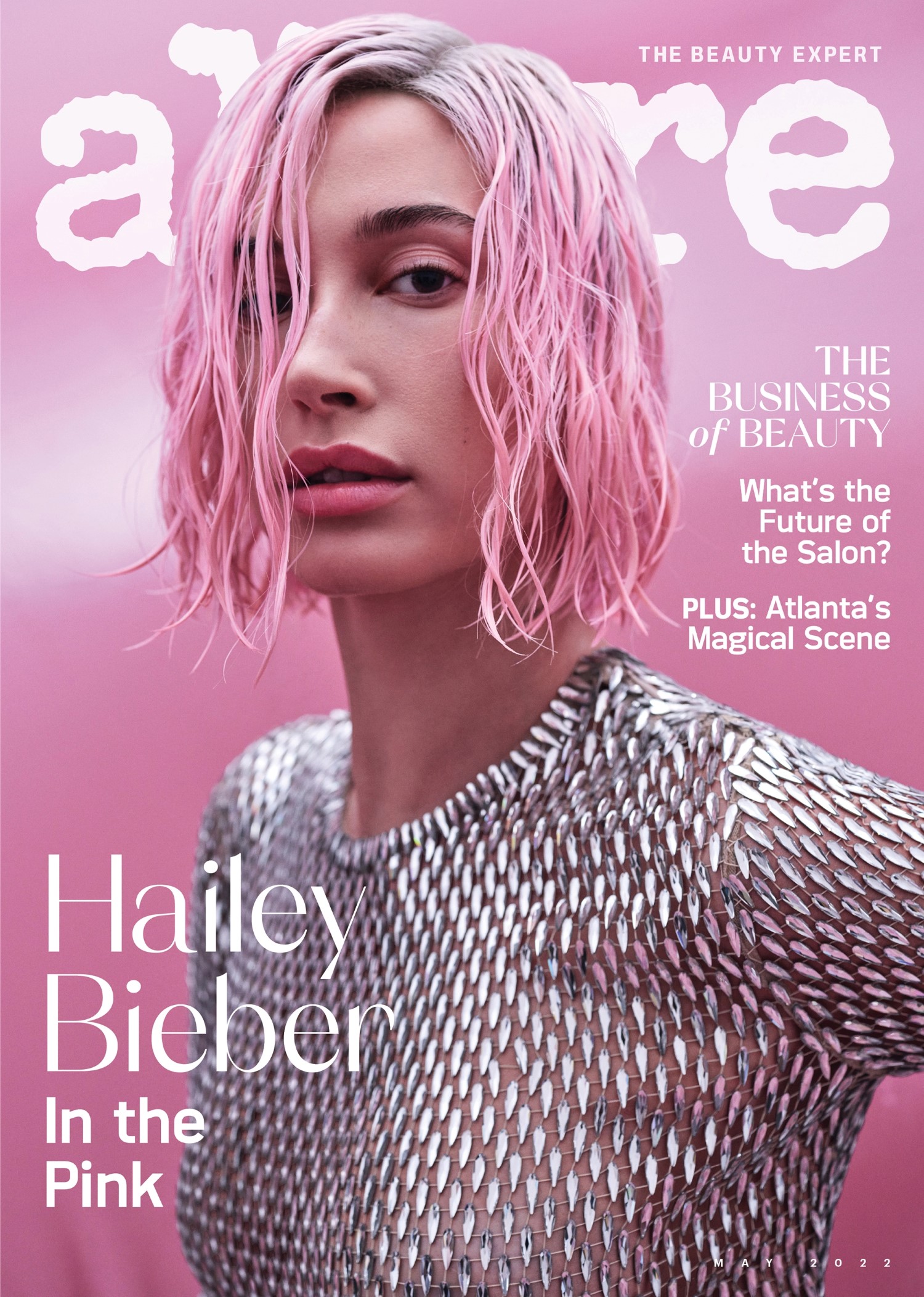 Hailey Bieber covers Allure US May 2022 by Zoey Grossman