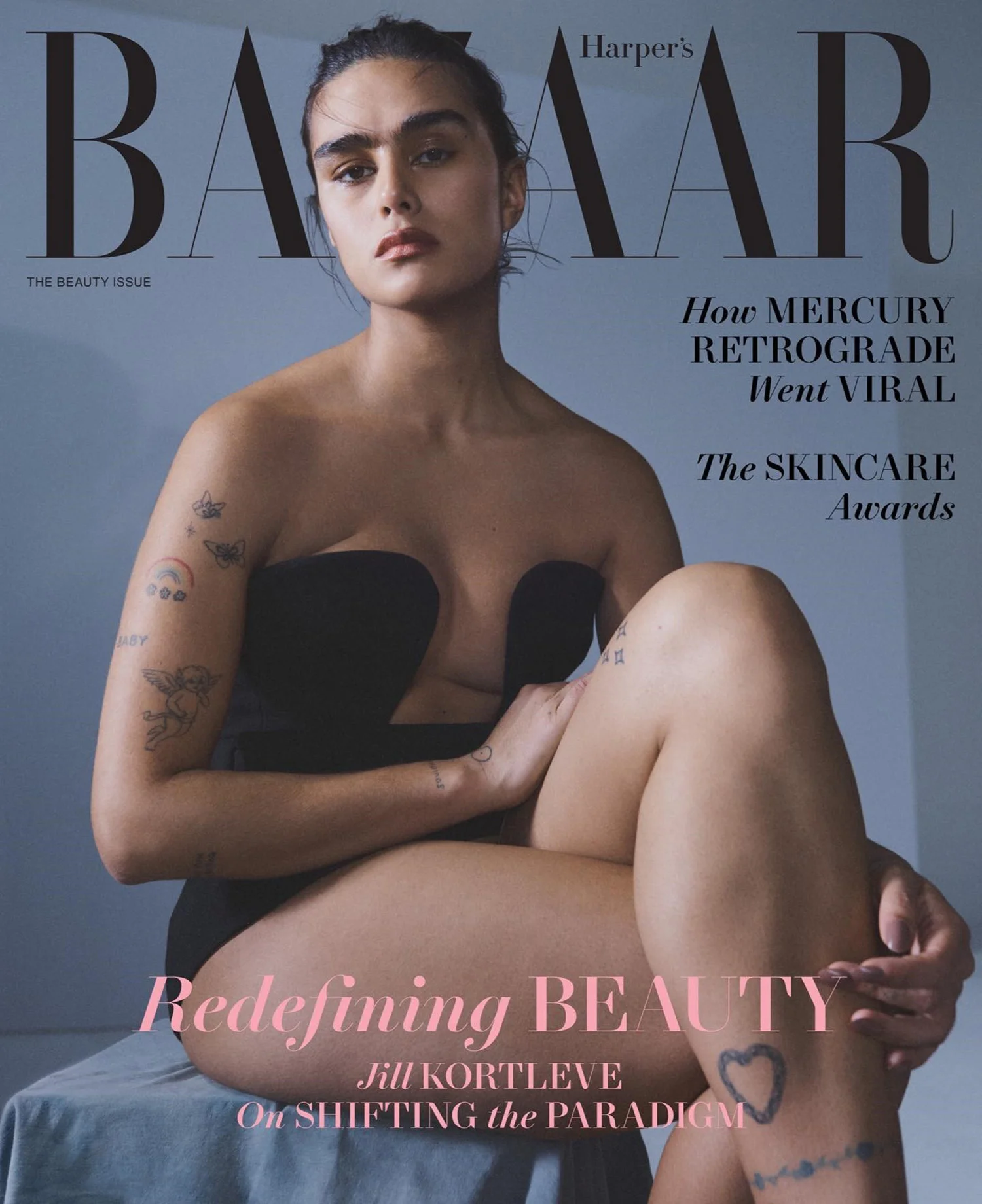Jill Kortleve covers Harper’s Bazaar US May 2022 by Josh Olins
