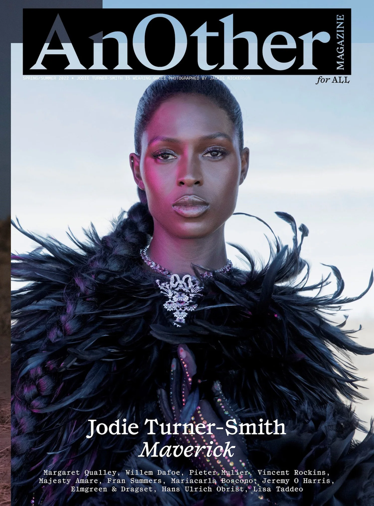 Jodie Turner-Smith in Gucci on AnOther Magazine Spring Summer 2022 by Jackie Nickerson