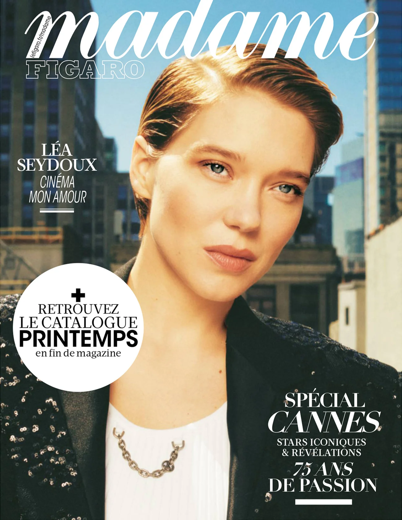 Léa Seydoux covers Madame Figaro May 13th, 2022 by Nick Thompson