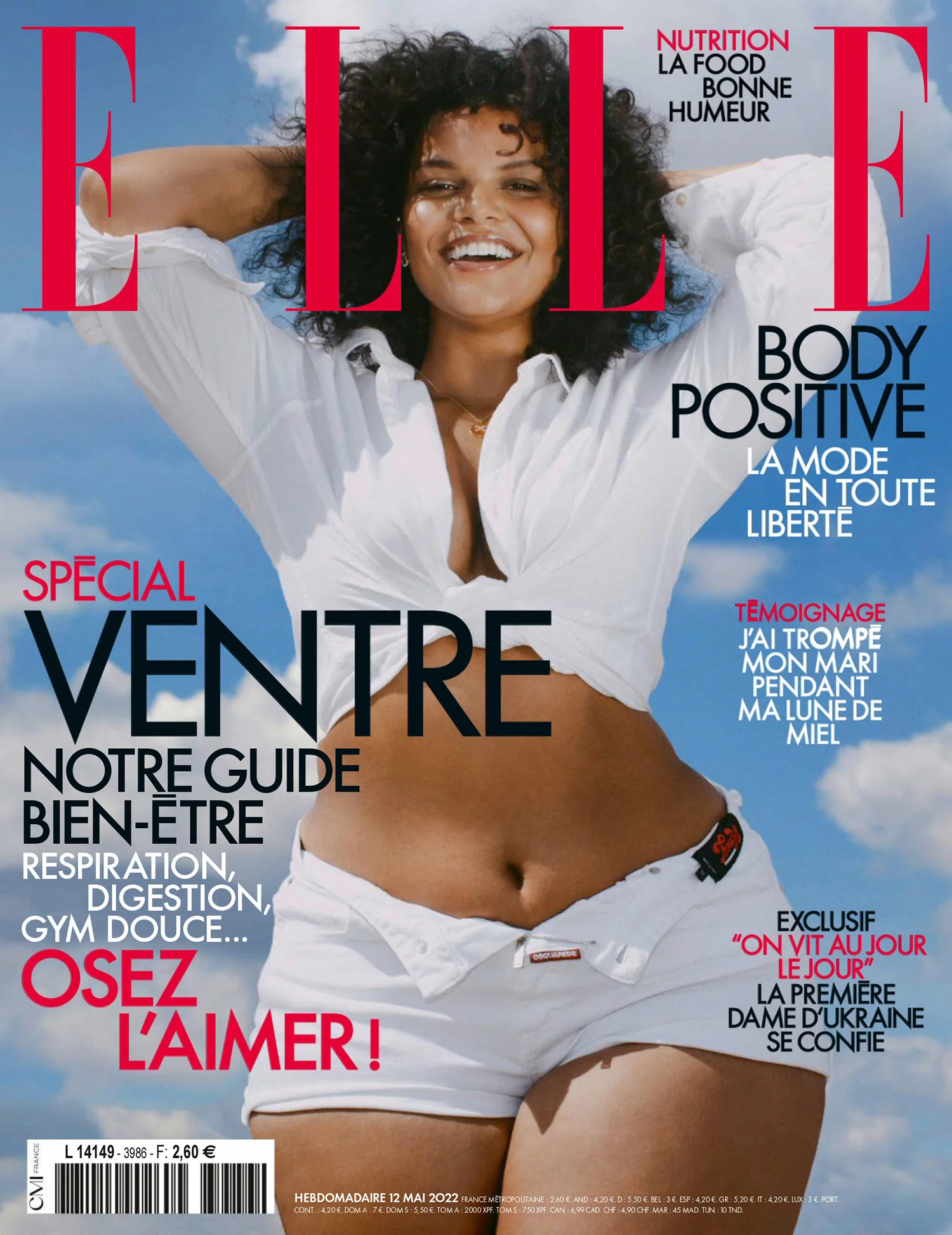 Leslie Sidora covers Elle France May 12th, 2022 by Gilad Sasporta