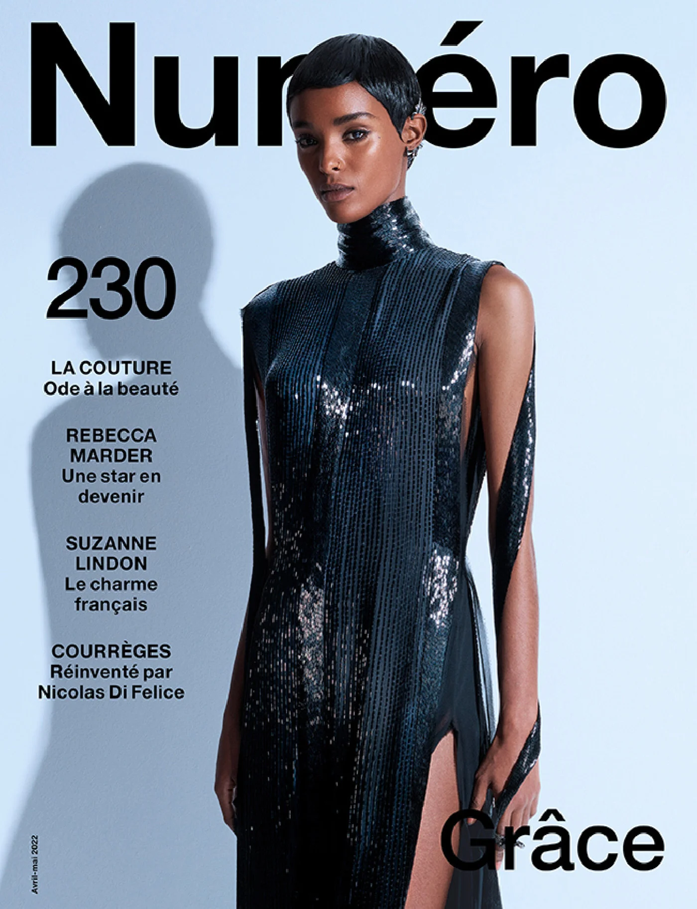 Malika Louback and Maty Fall cover Numéro April May 2022 by Jean-Baptiste Mondino