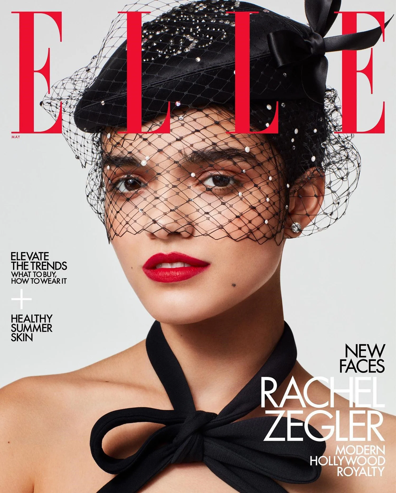 Rachel Zegler covers Elle US May 2022 by Paul Wetherell