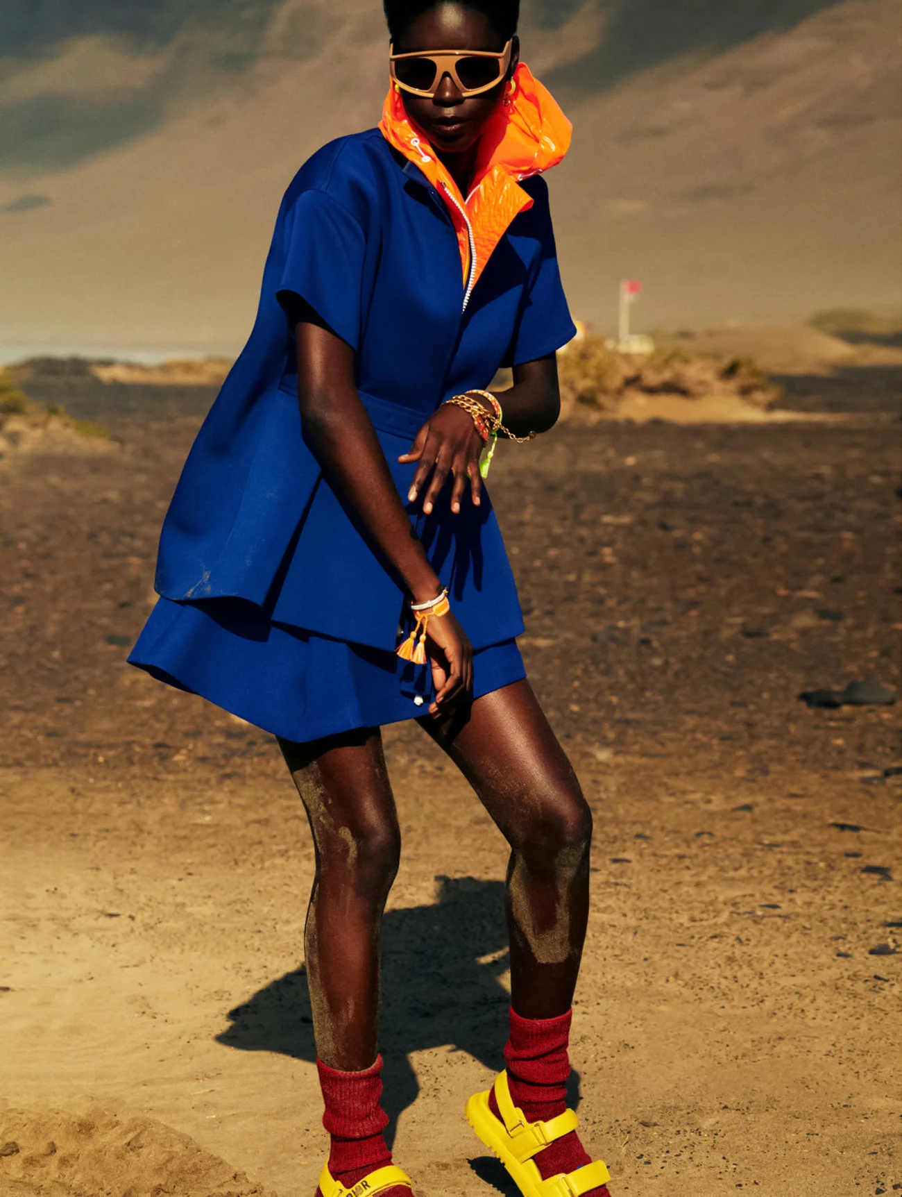 Adesina Tomiwa by Laurie Bartley for Elle France June 23rd, 2022