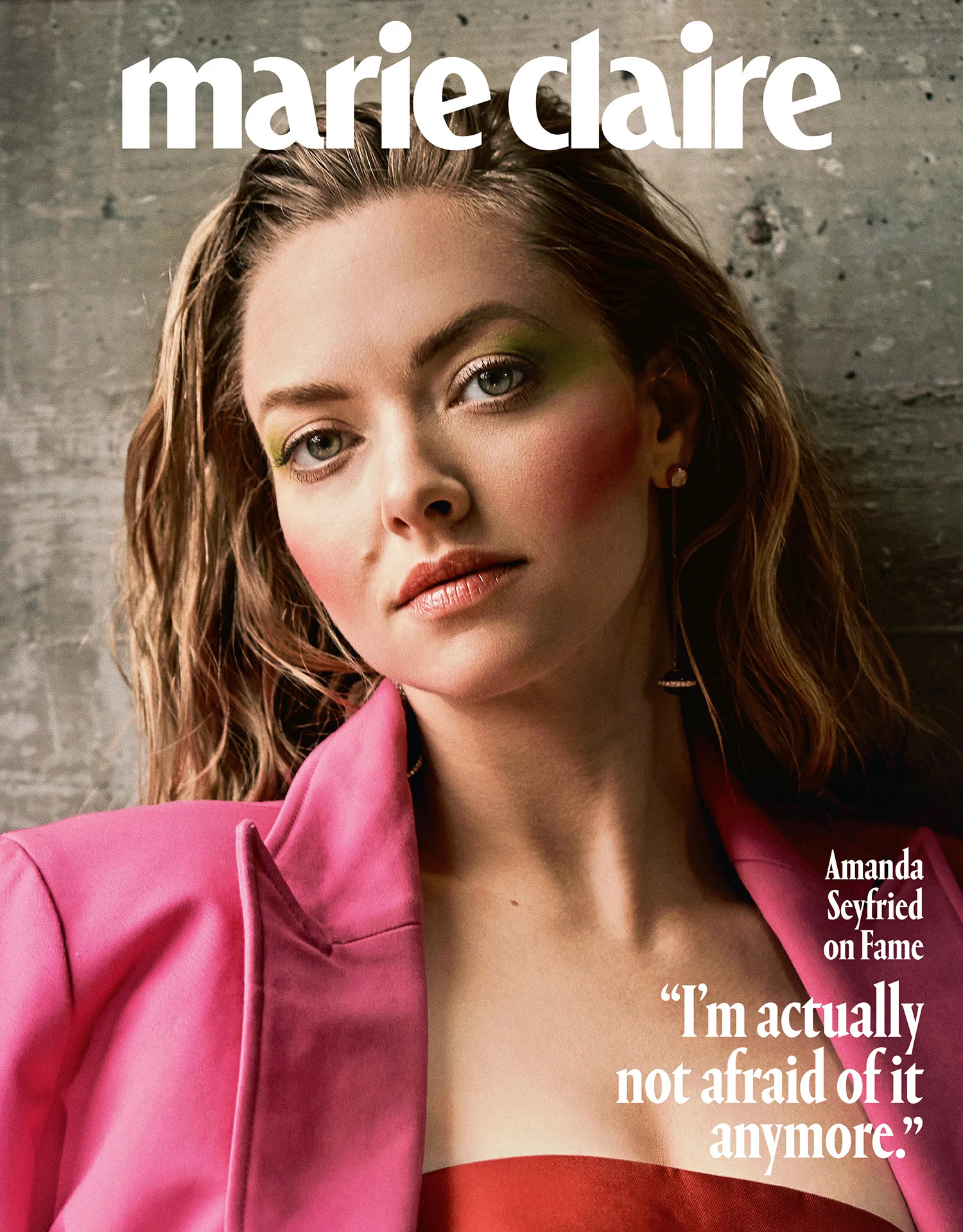 Amanda Seyfried covers Marie Claire US May 2022 by Victoria Will