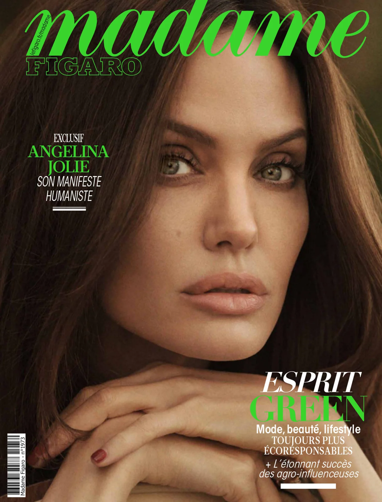 Angelina Jolie covers Madame Figaro June 17th, 2022 by Lachlan Bailey