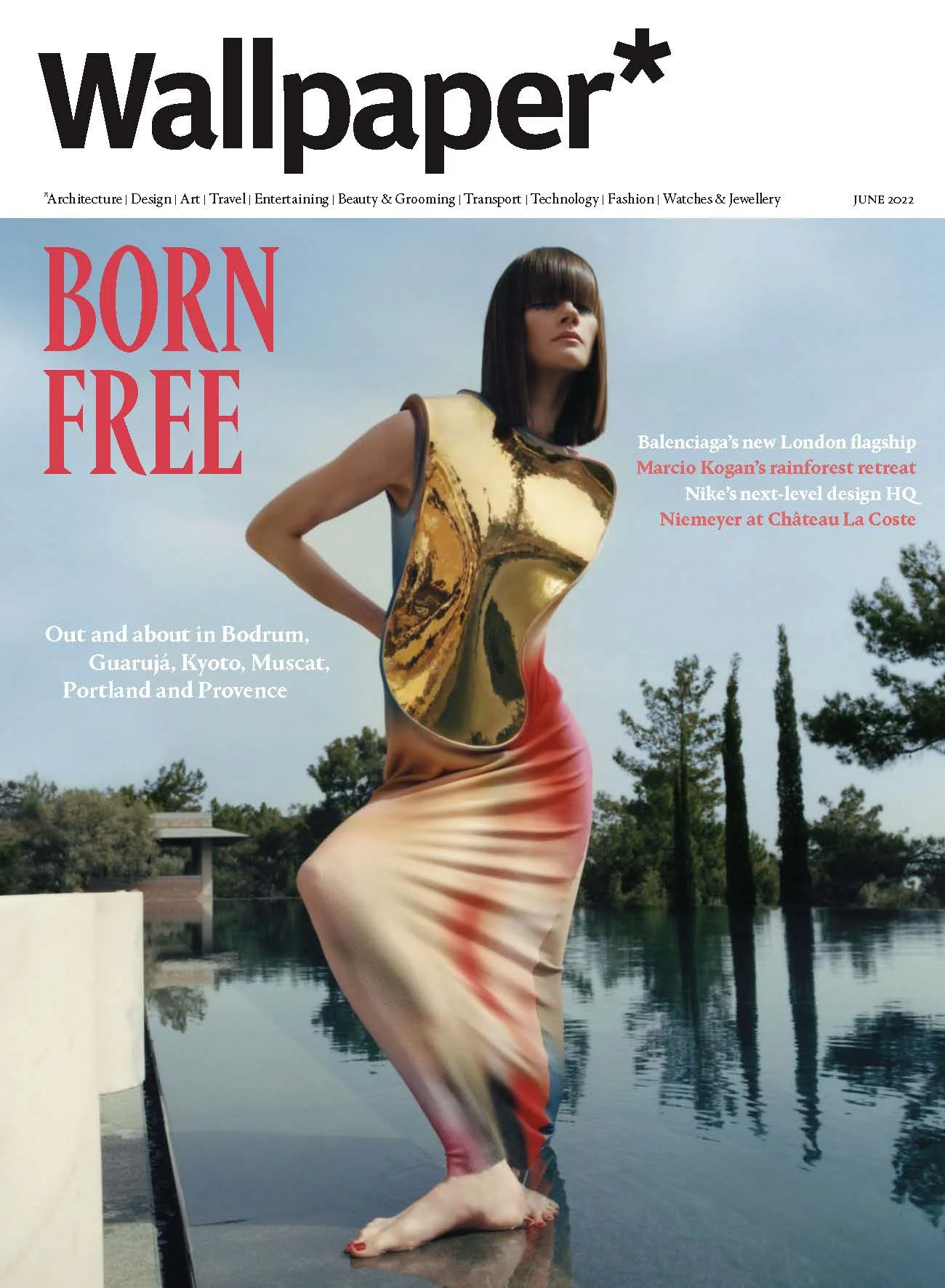 Daniela Kocianova covers Wallpaper* Magazine June 2022 by Dham Srifuengfung