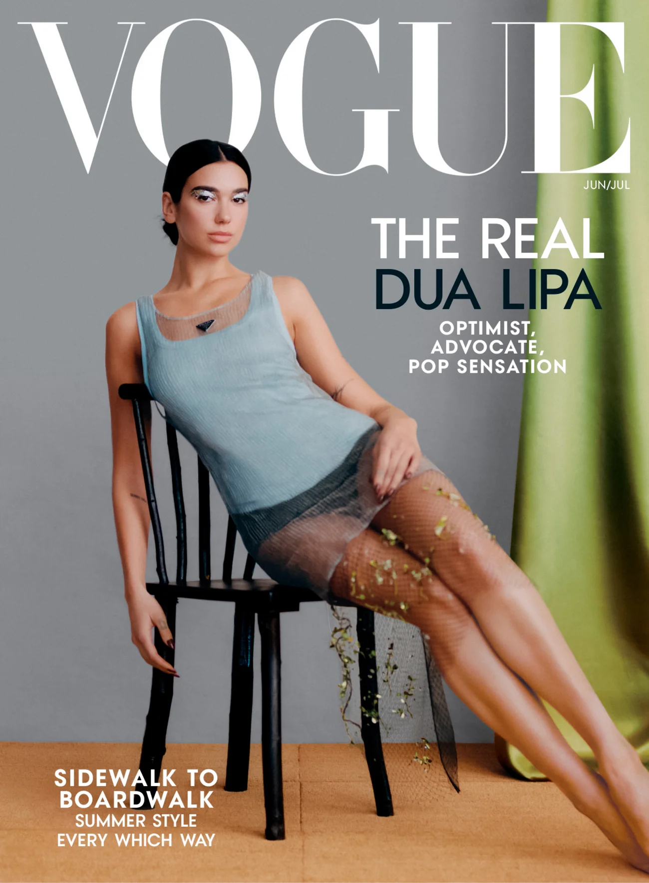 Dua Lipa covers Vogue US June/July 2022 by Tyler Mitchell