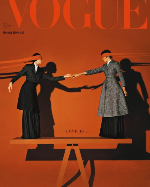 Kayako Higuchi and Liu Bingbing cover Vogue Taiwan June 2022 by Zhong Lin