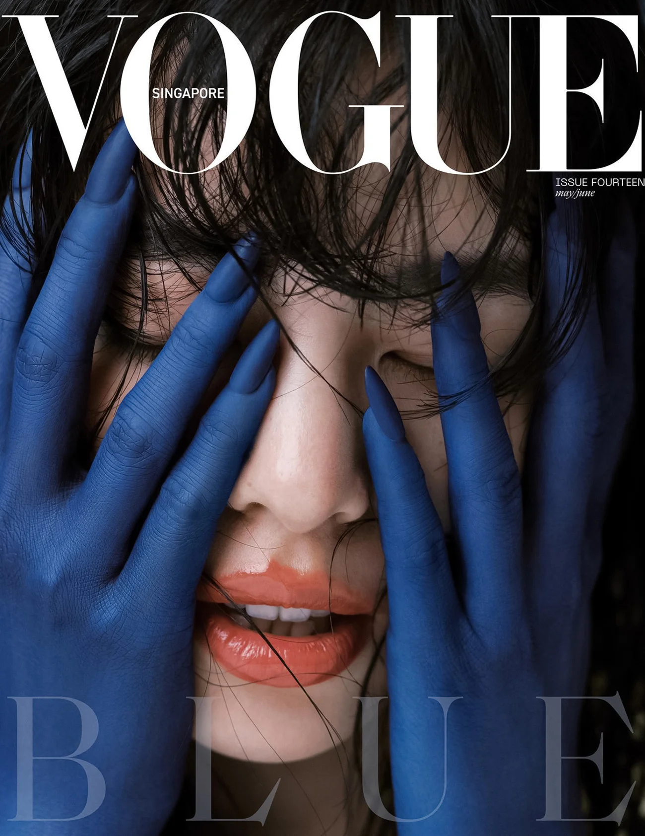 Lu Xia covers Vogue Singapore May June 2022 by Zhang Ahuei