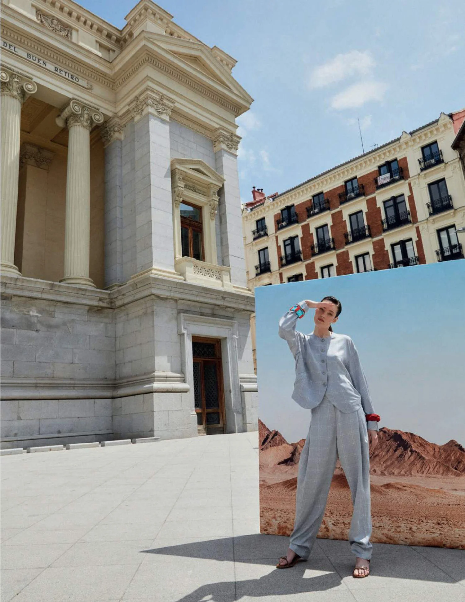 Mireia Oriol in Emporio Armani on Harper’s Bazaar Spain June 2022 by Rocio Ramos
