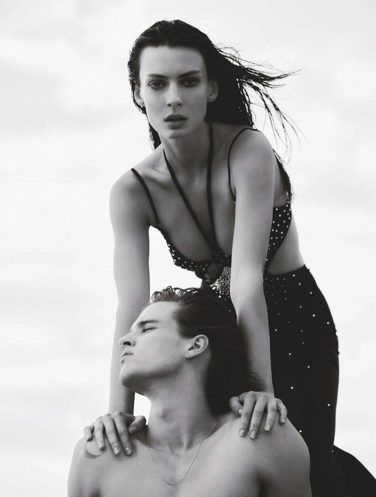 Paula Marcina and Yeray Allgayer by Javier Biosca for InStyle Spain June 2022