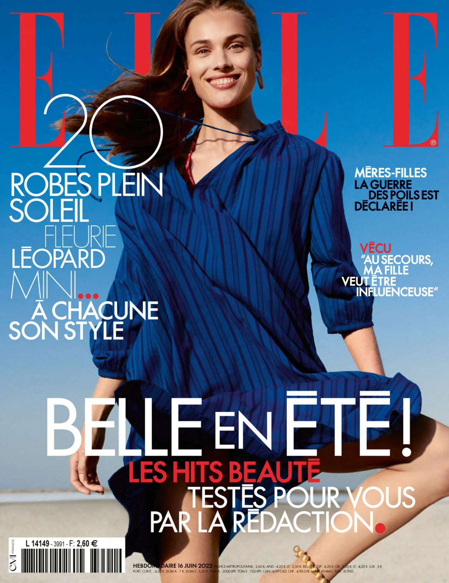 Rozanne Verduin covers Elle France June 16th, 2022 by Jan Welters