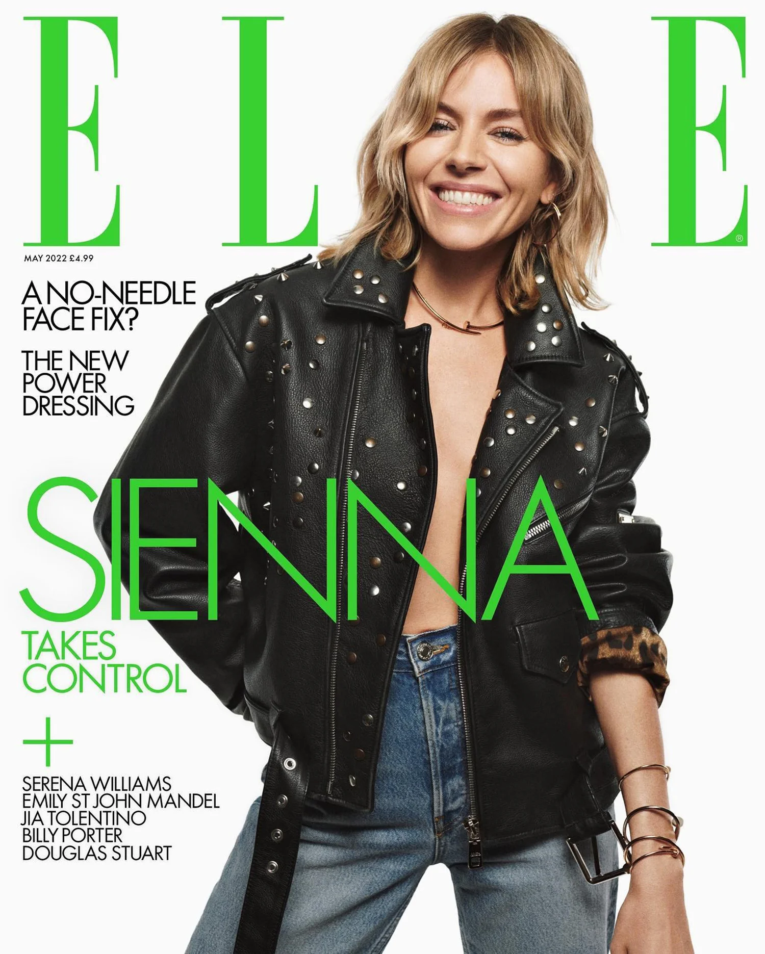 Sienna Miller covers Elle UK May 2022 by Tom Schirmacher