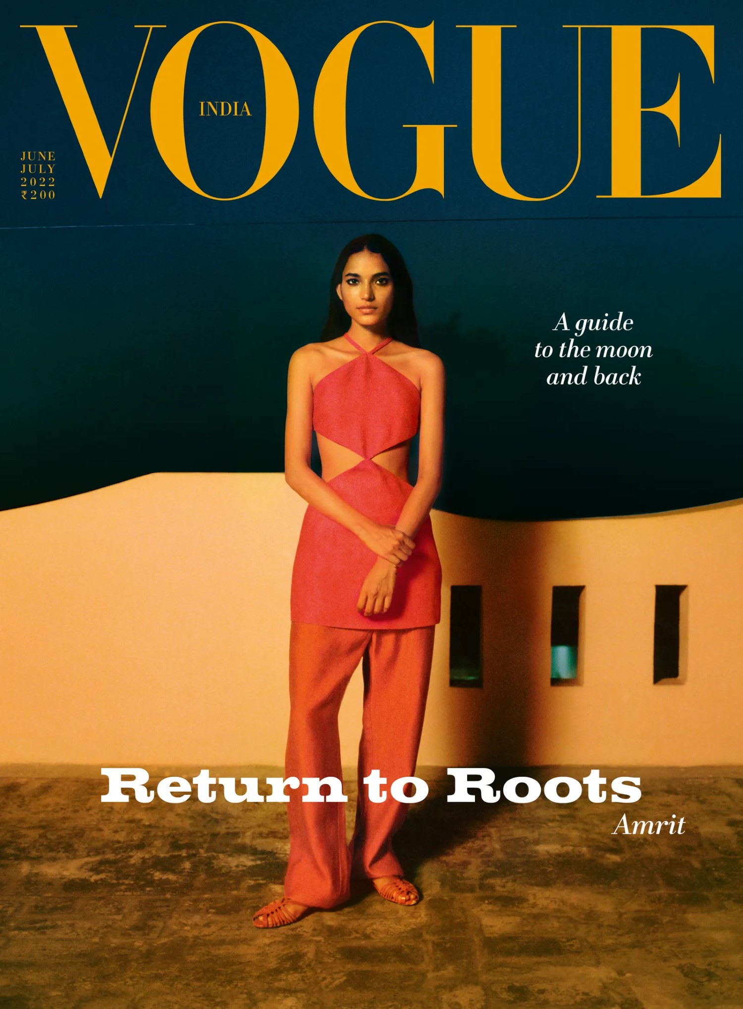 Amrit covers Vogue India June July 2022 by Ashish Shah
