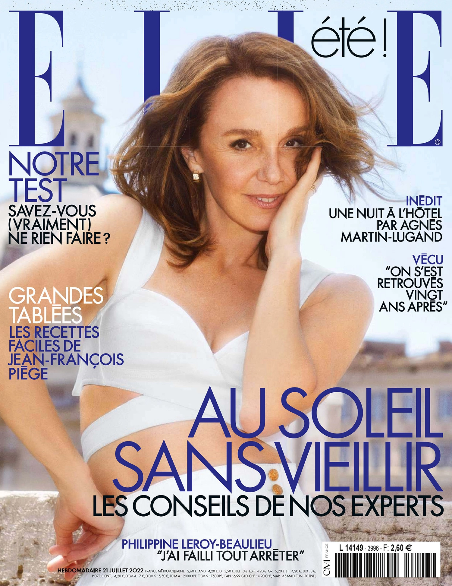 Philippine Leroy-Beaulieu covers Elle France July 21st, 2022 by Laura Sciacovelli