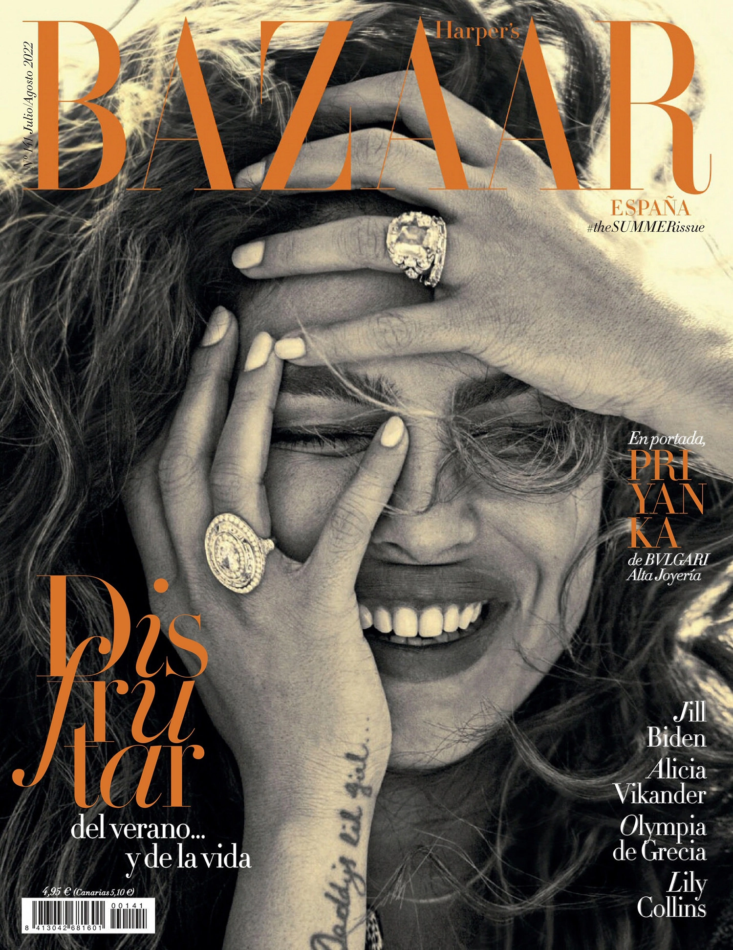 Priyanka Chopra covers Harper’s Bazaar Spain July August 2022 by Xavi Gordo