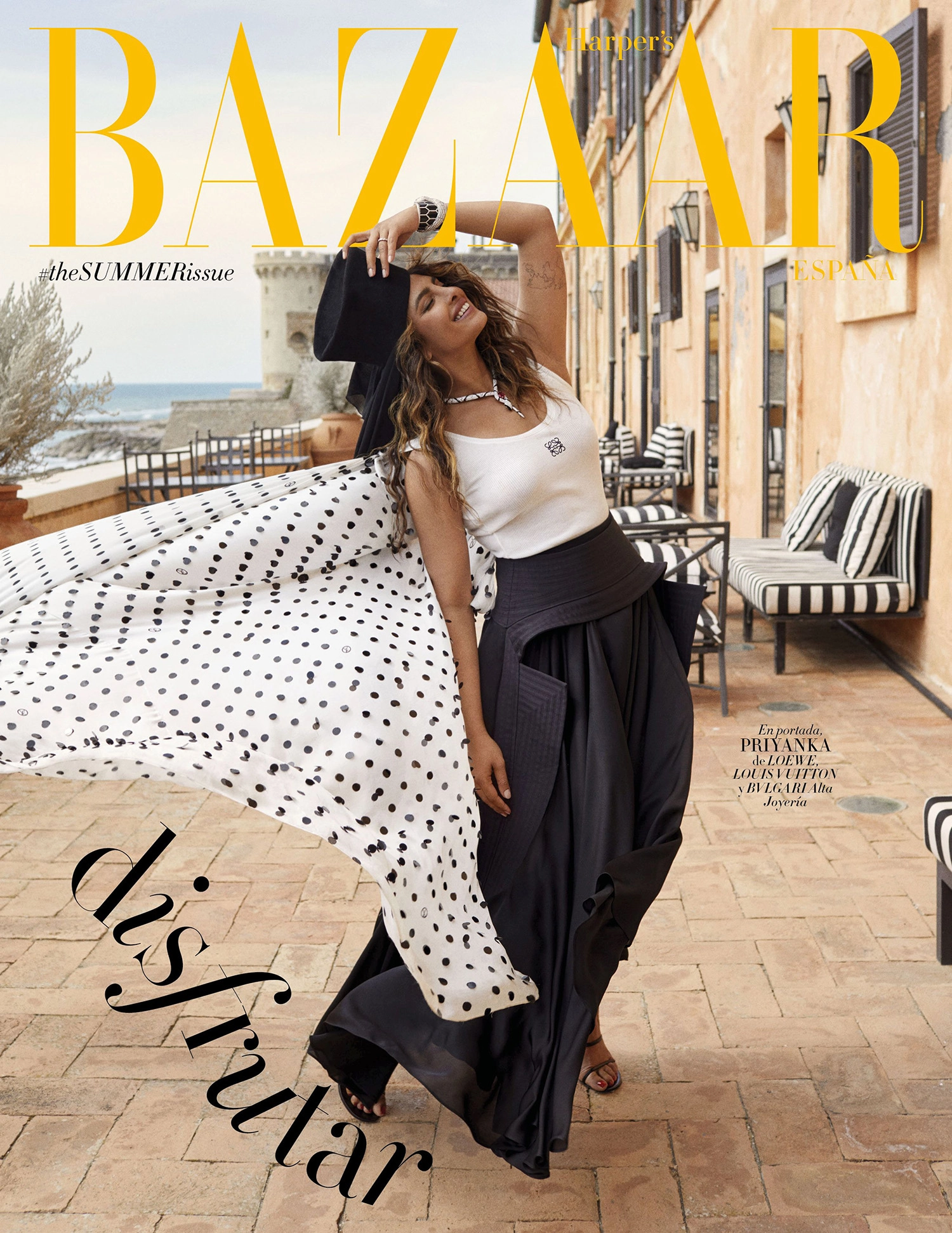 Priyanka Chopra covers Harper’s Bazaar Spain July August 2022 by Xavi Gordo
