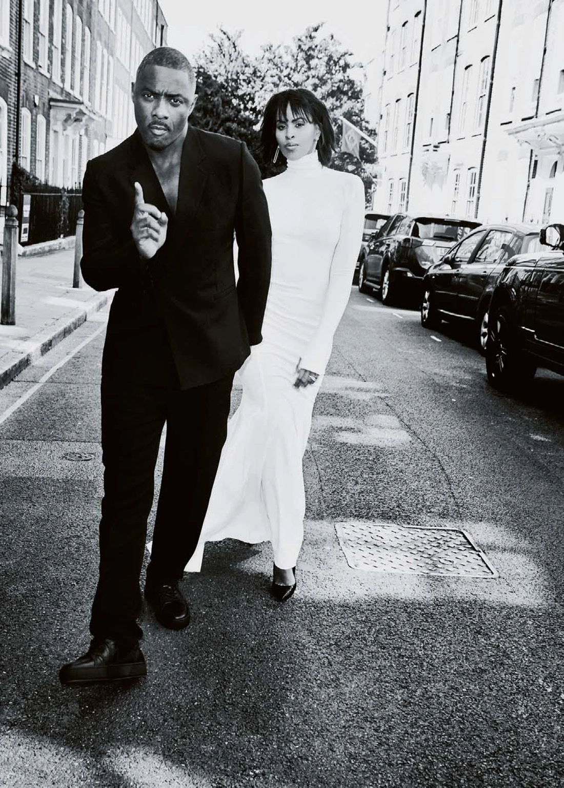 Sabrina and Idris Elba cover The Sunday Times Style July 17th, 2022 by Ellen von Unwerth