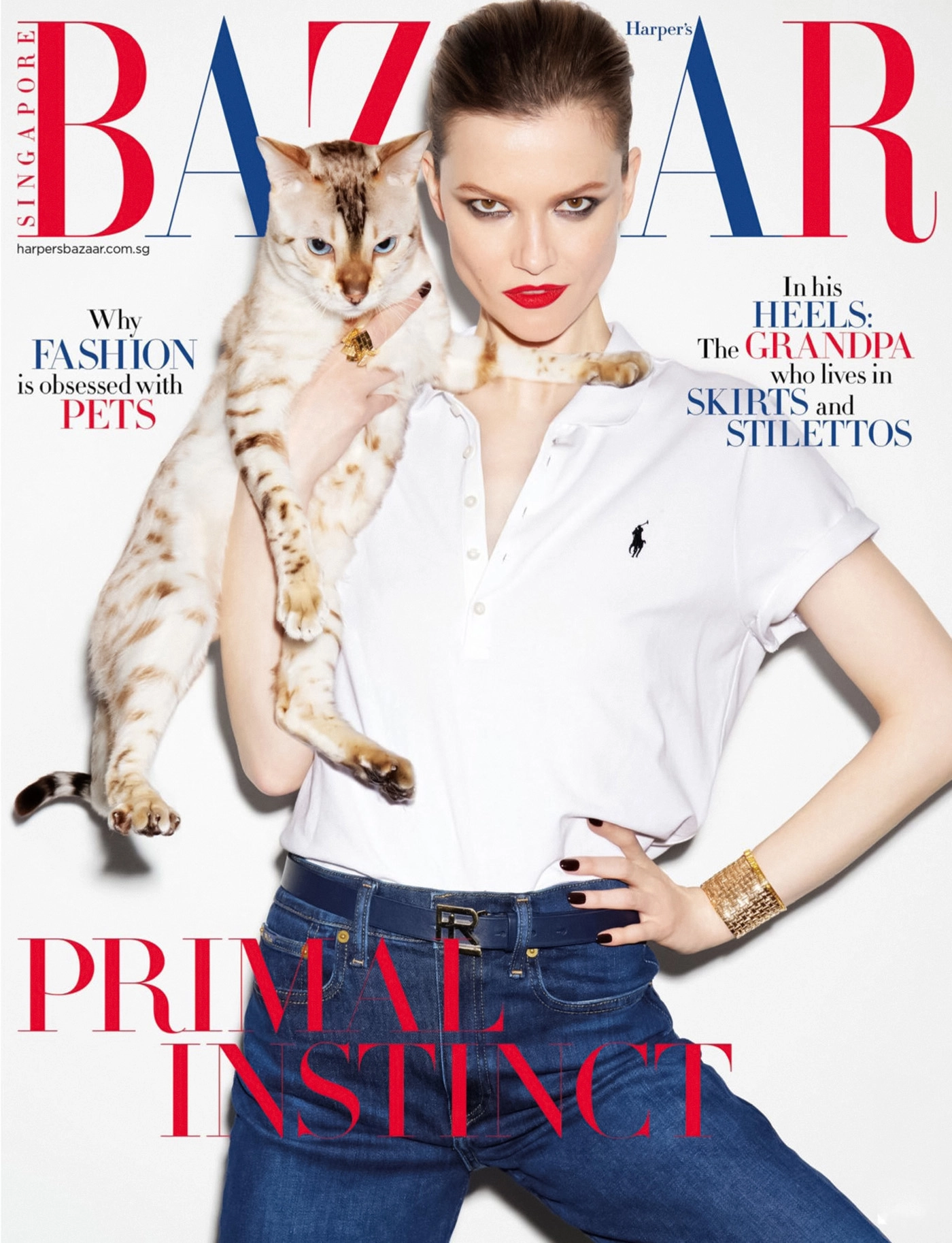 Kasia Struss covers Harper’s Bazaar Singapore May 2022 by Claire Rothstein