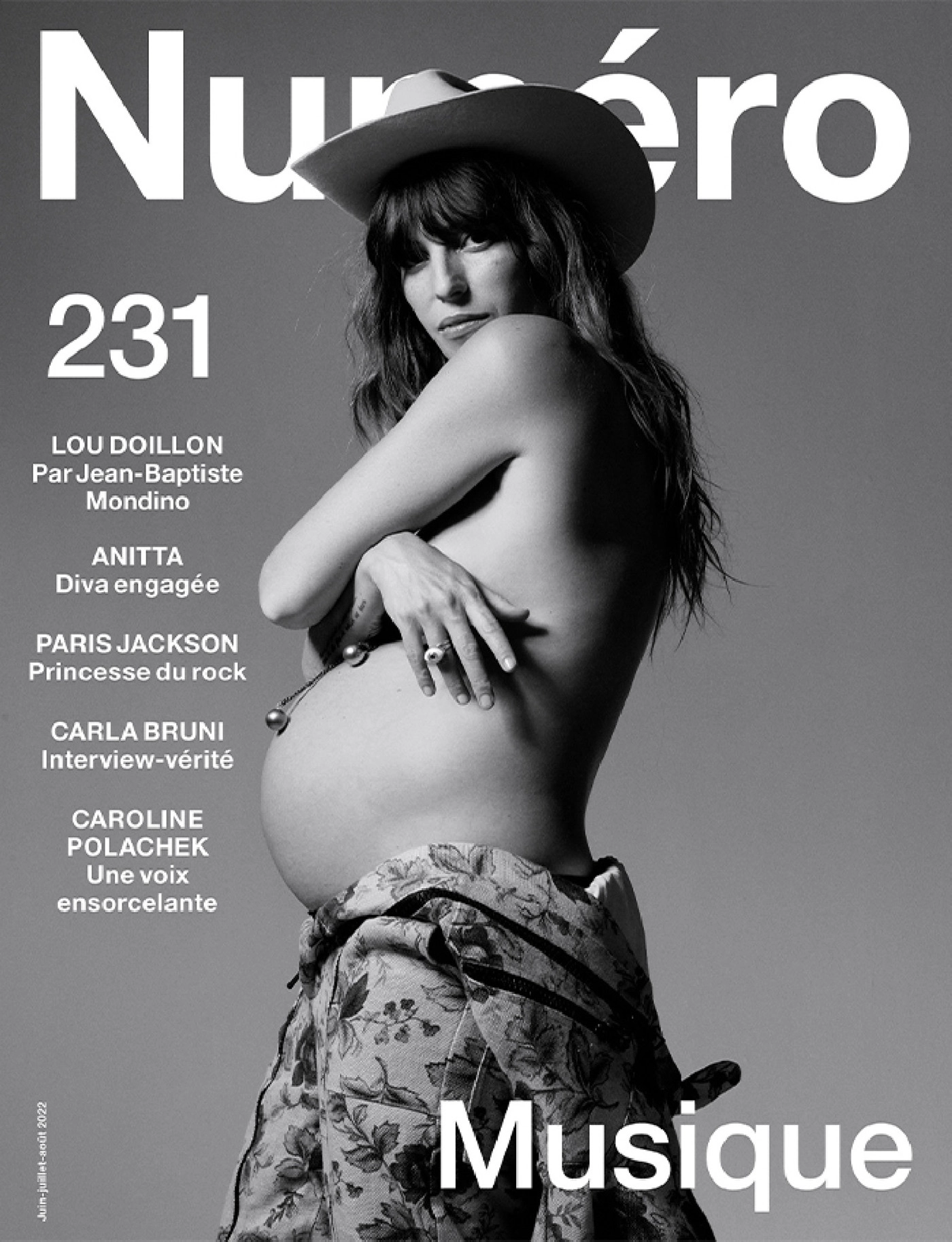 Lou Doillon covers Numéro June/July/August 2022 by Jean-Baptiste Mondino