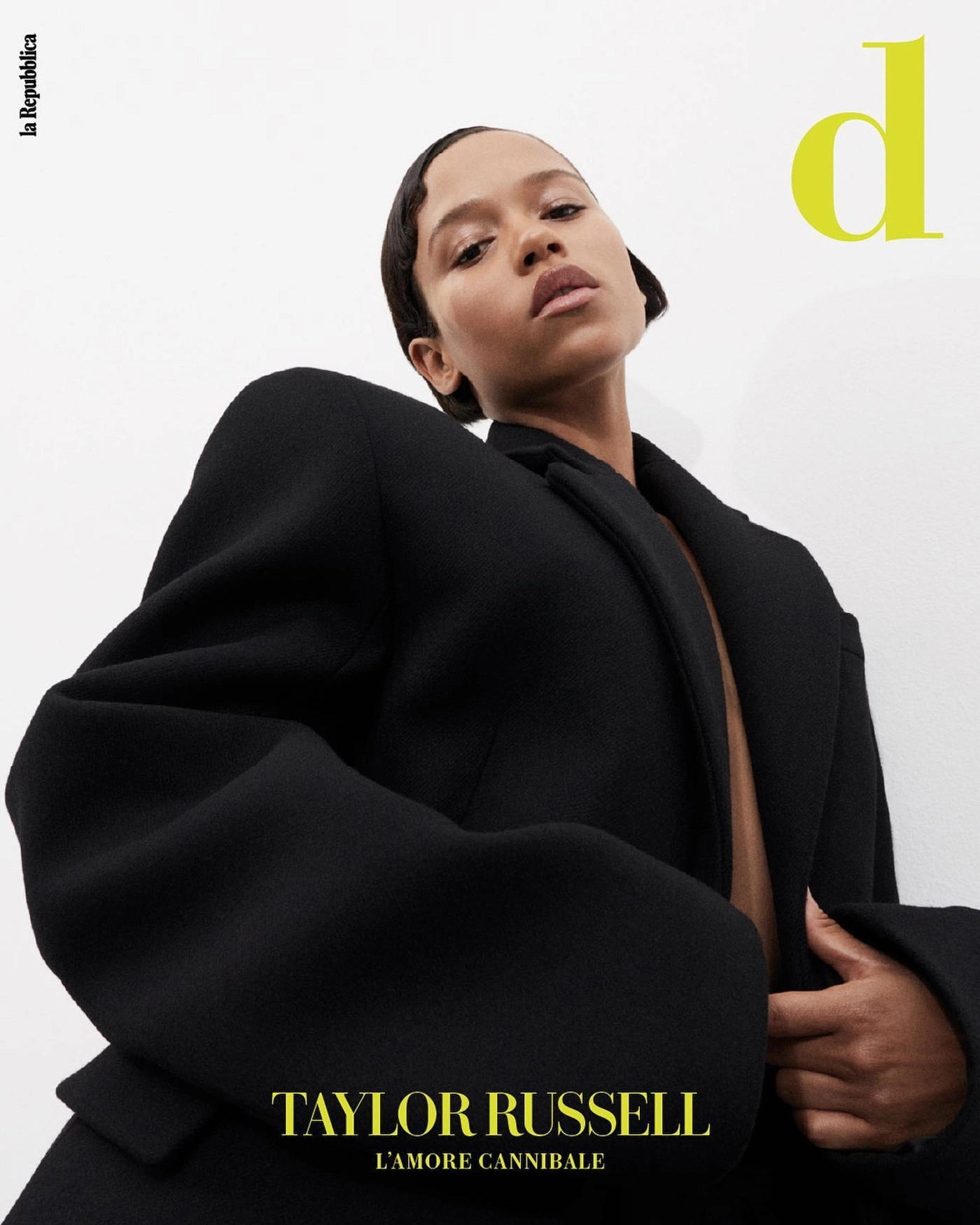 Taylor Russell covers D la Repubblica August 27th, 2022 by Alessio Bolzoni