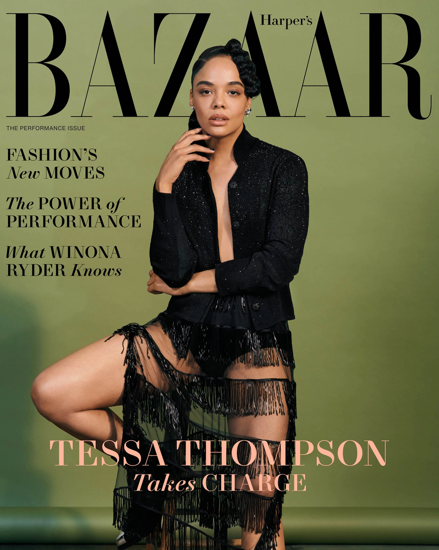 Tessa Thompson covers Harper’s Bazaar US August 2022 by Collier Schorr