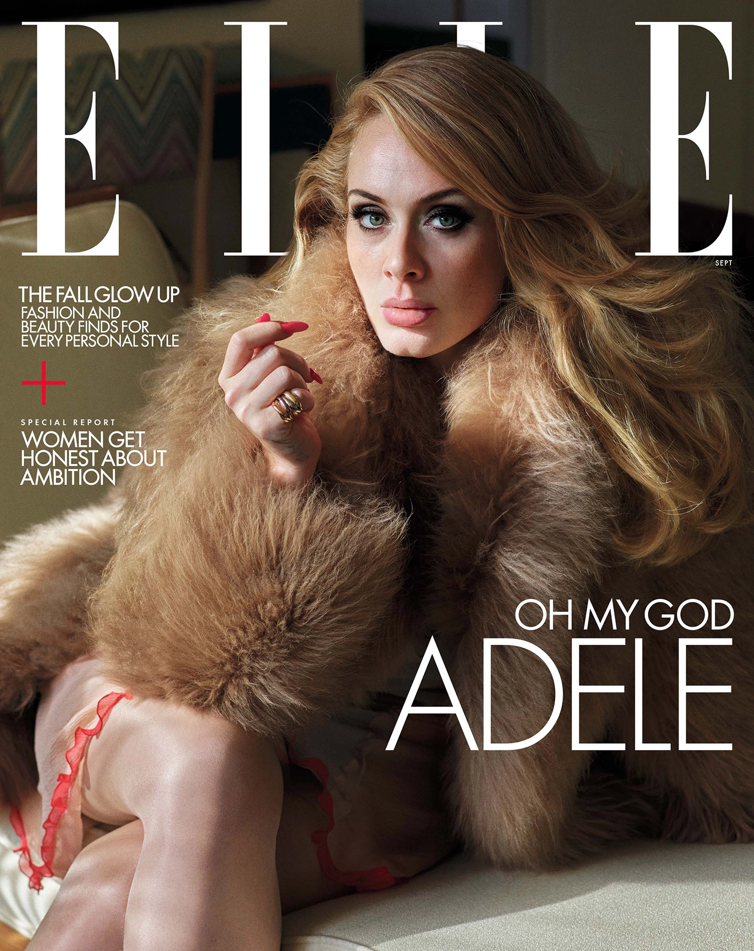 Adele covers Elle US September 2022 and Elle UK October 2022 by Mario Sorrenti