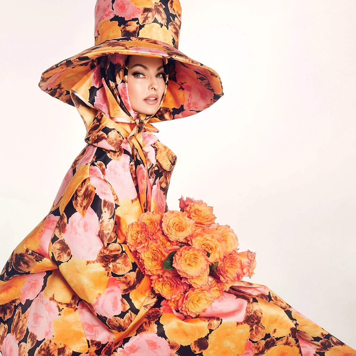 Linda Evangelista covers British Vogue September 2022 by Steven Meisel