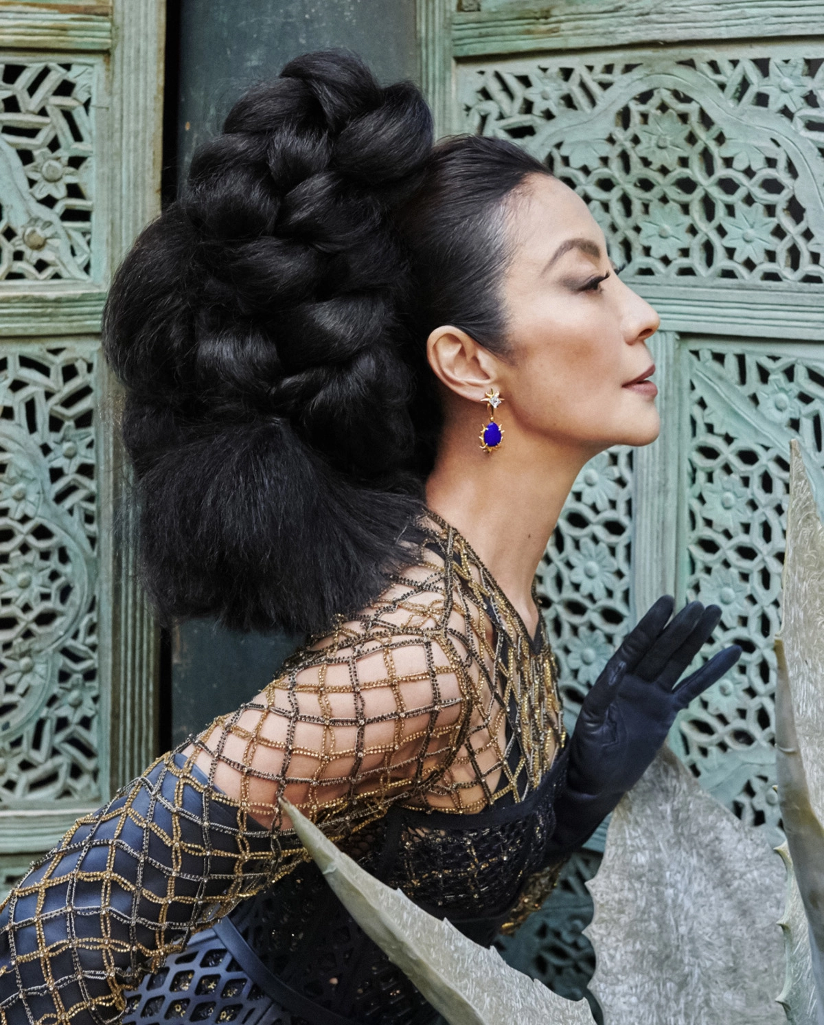 Michelle Yeoh covers Town & Country September 2022 by Ruven Afanador
