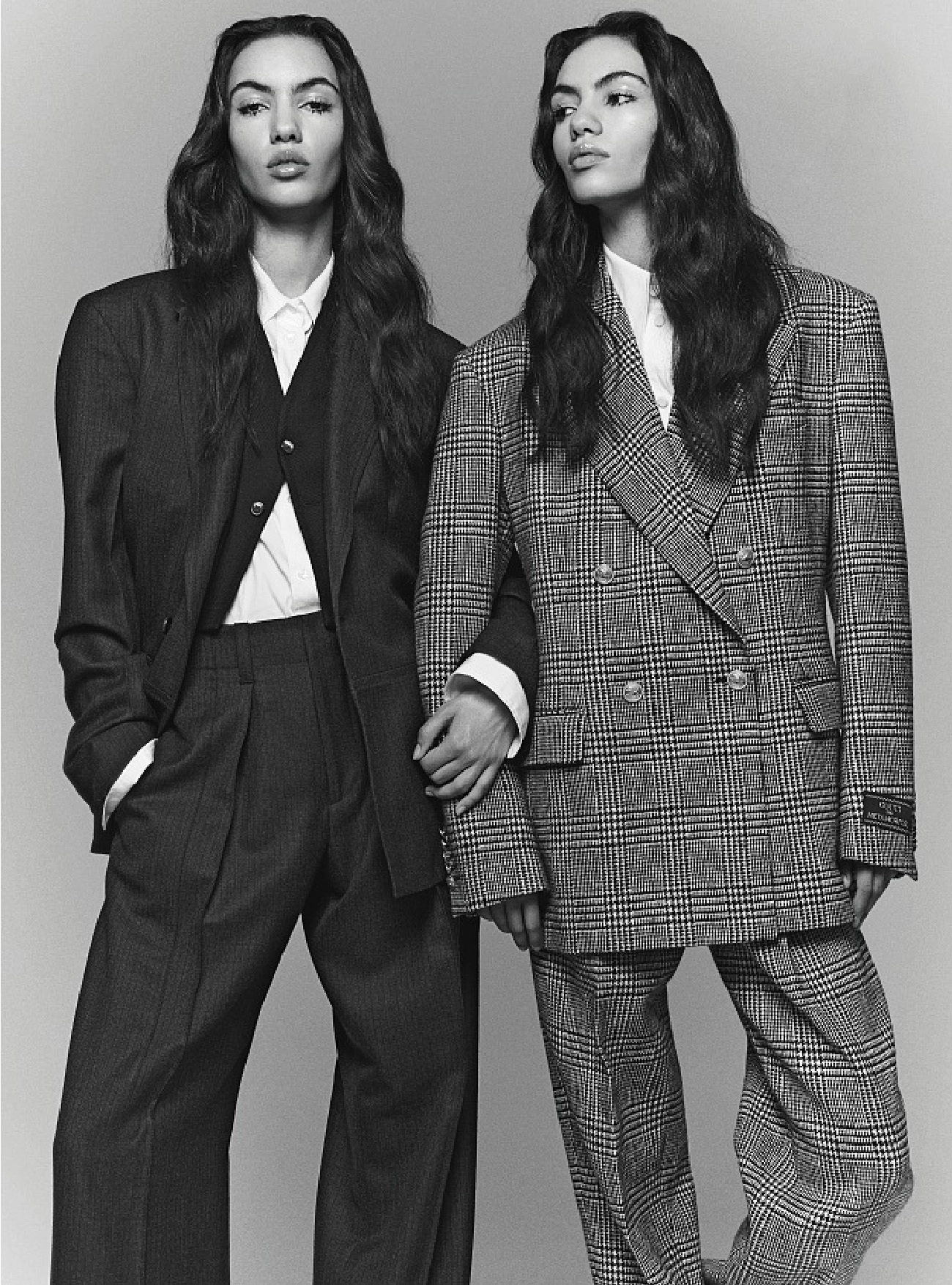 Sadhbh and Cadhla O'Reilly by Luca Bellumore for Amica Magazine September 2022