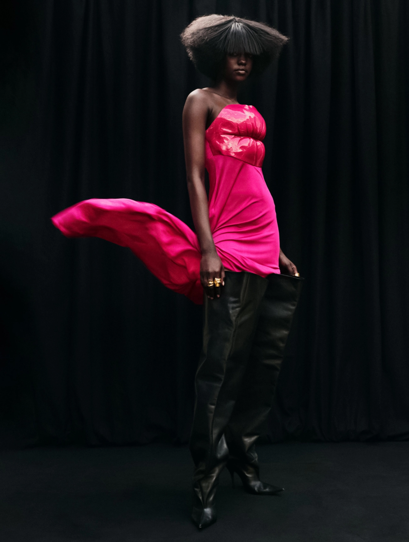 Angair Biong by Ekua King for Elle UK October 2022