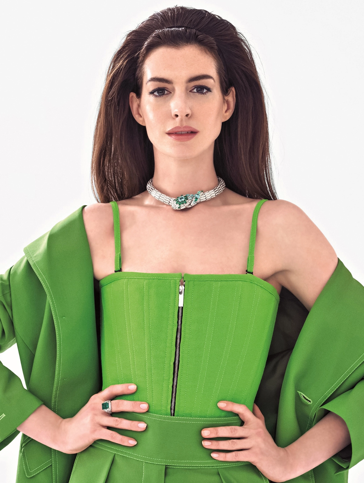Anne Hathaway covers Harper’s Bazaar Japan September 2022 by Simon Emmett