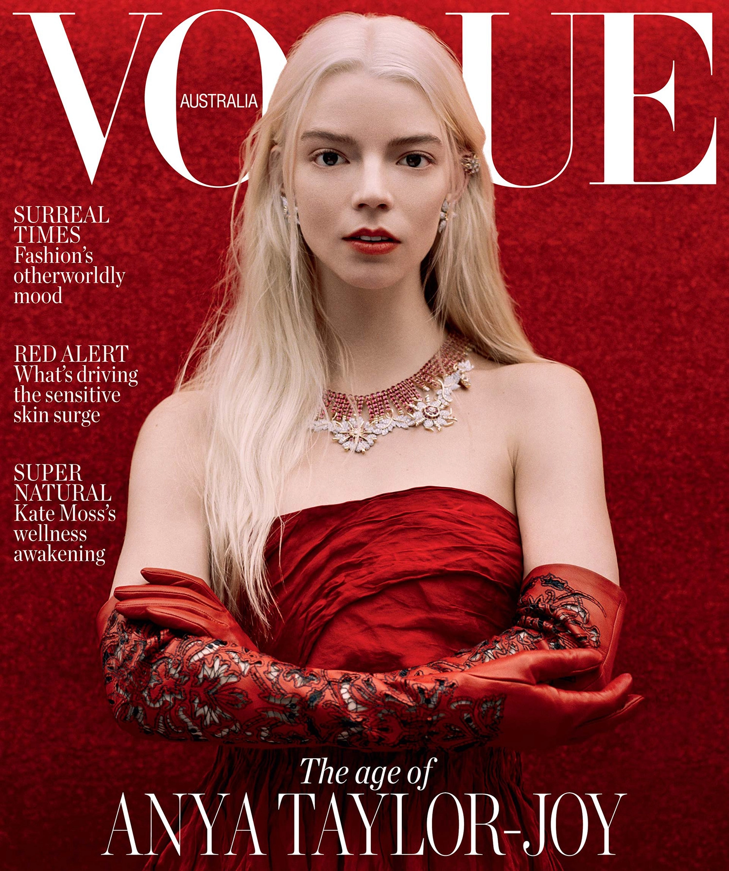 Anya Taylor-Joy covers Vogue Australia October 2022 by Jess Ruby James