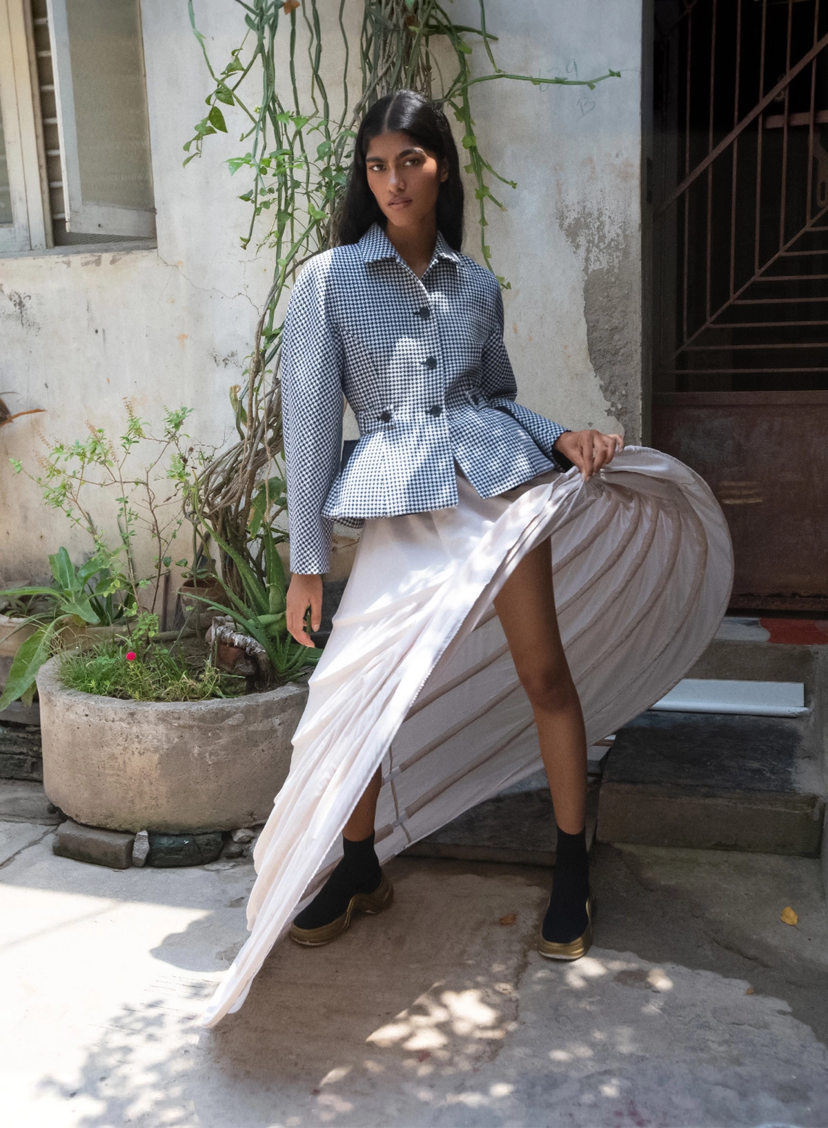 Ashley Radjarame covers Vogue India October 2022 by Nick Sethi