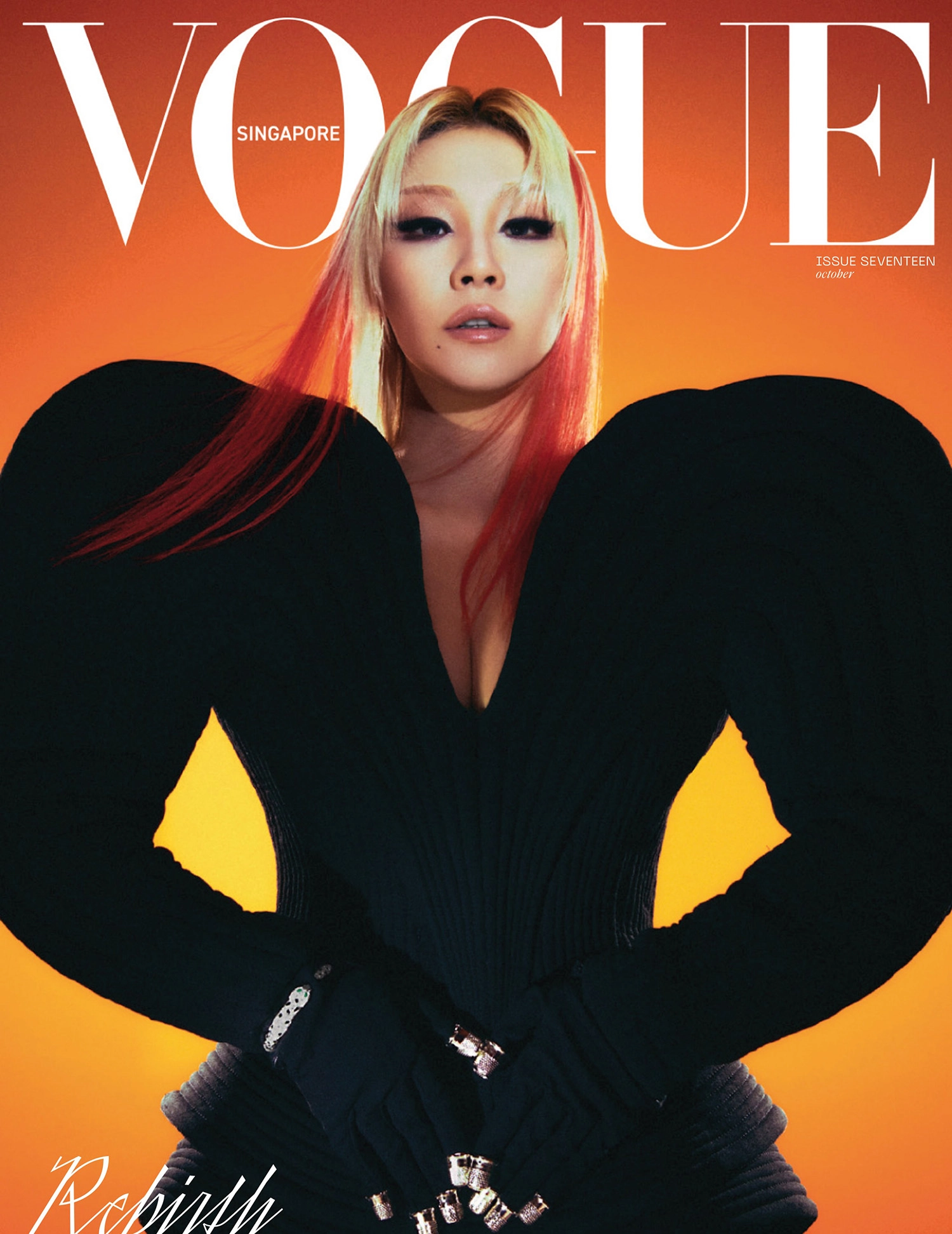 CL covers Vogue Singapore October 2022 by Go Wontae