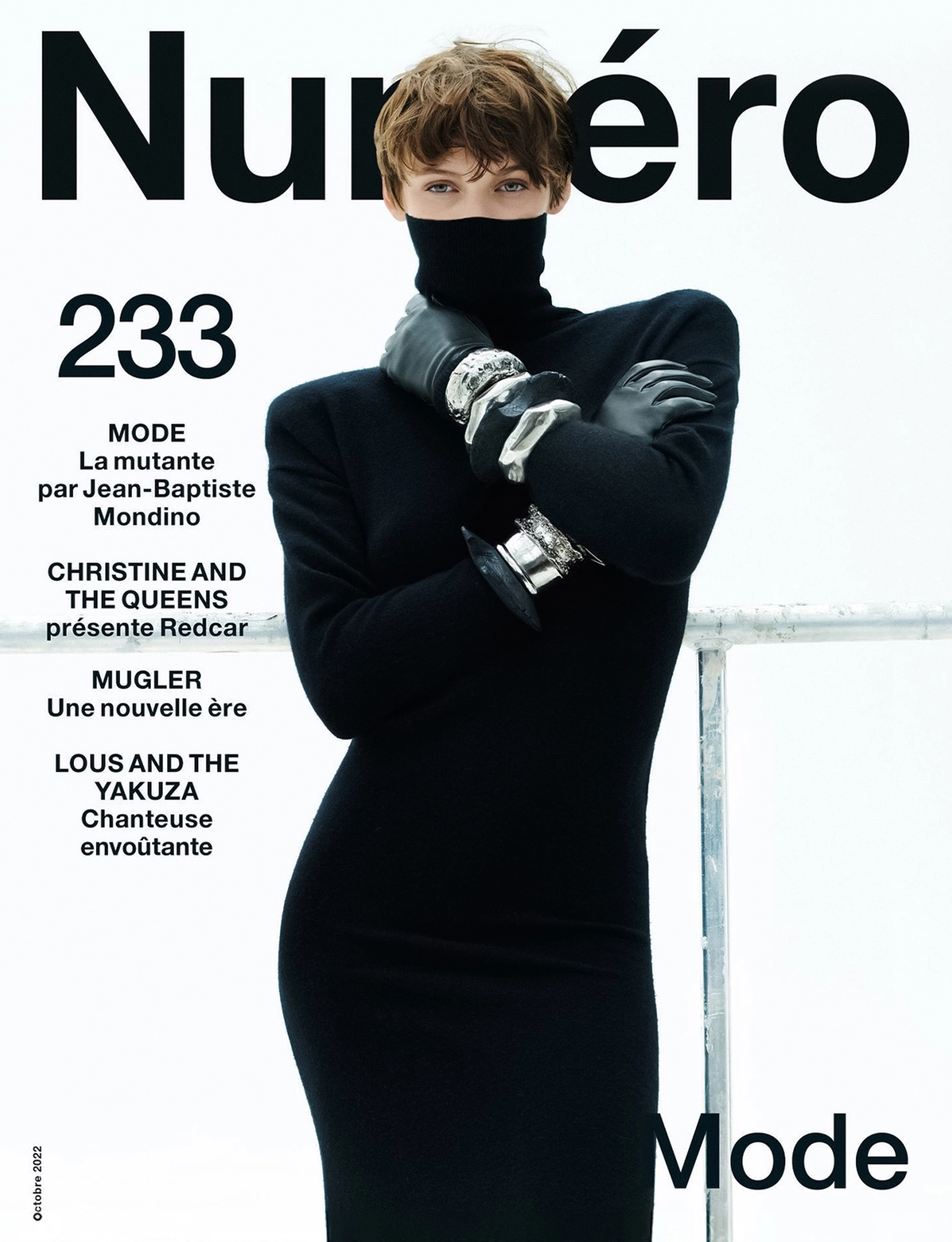 Cara Taylor covers Numéro October 2022 by Jean-Baptiste Mondino