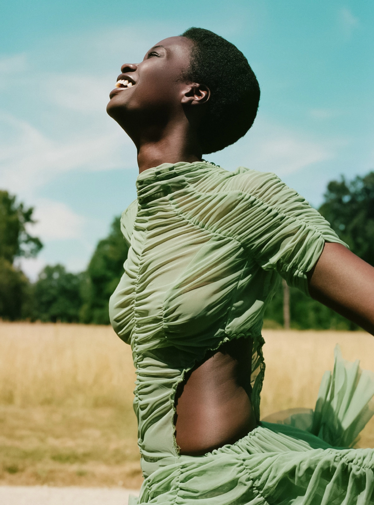 Fatou Jobe by Betina du Toit for Harper’s Bazaar UK October 2022