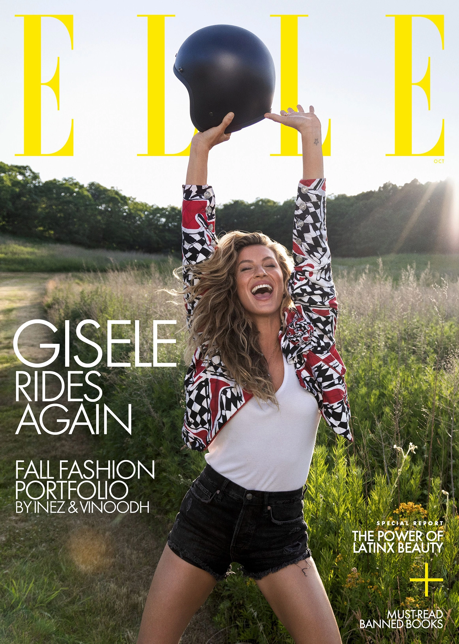 Gisele Bündchen covers Elle US October 2022 by Inez and Vinoodh